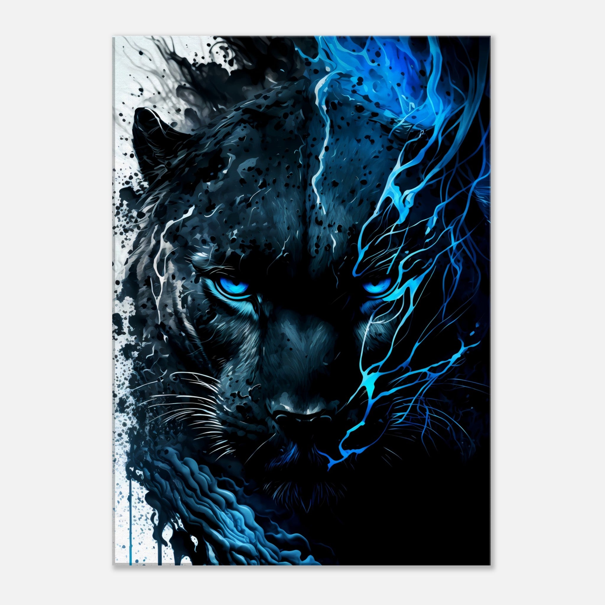 Panther Canvas - Sapphire Essence