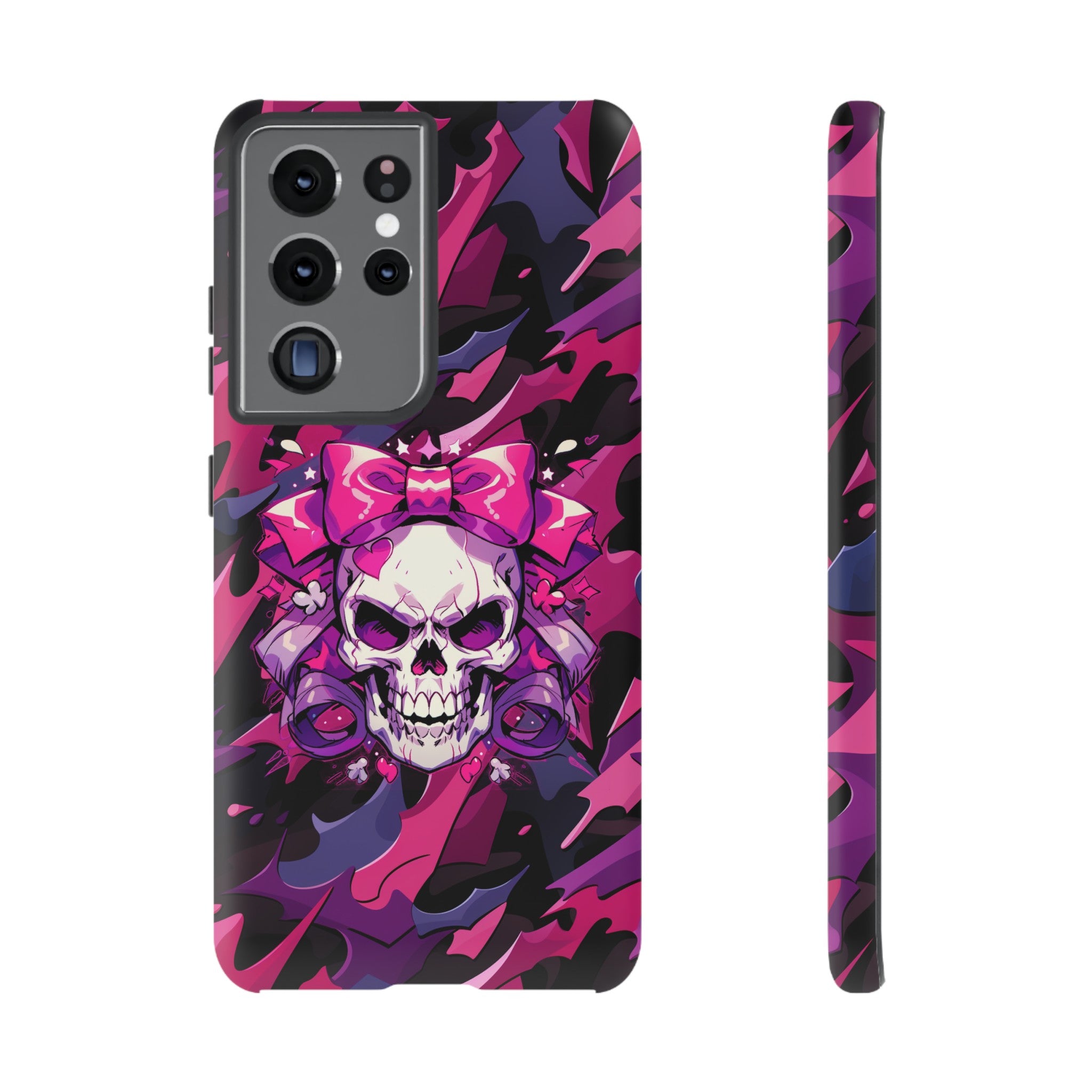 Pink Skull Phone Case