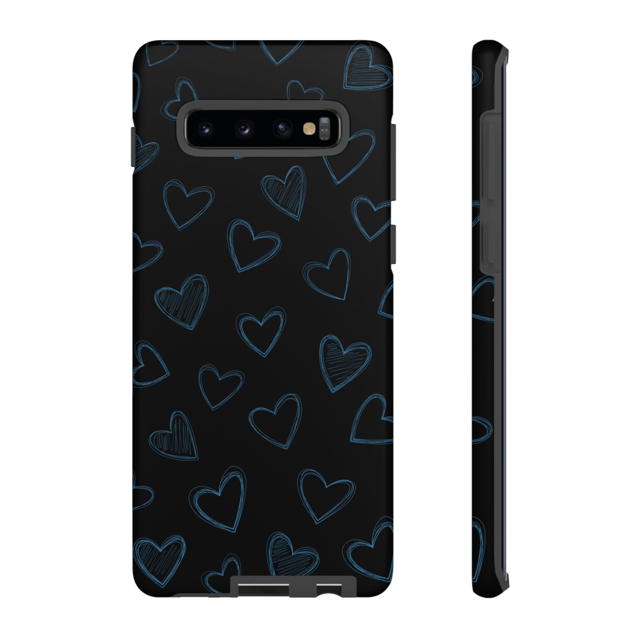 Black Hearts Phone Case