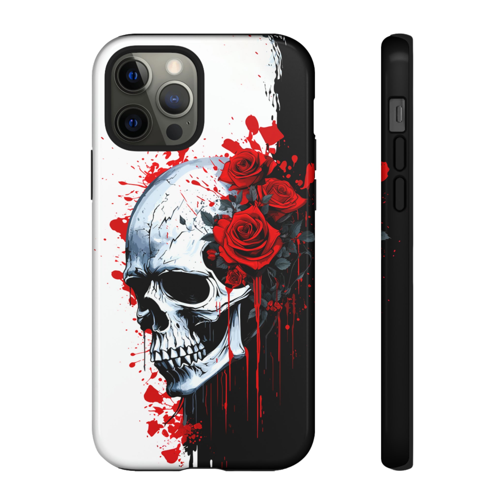 Rose Skull Phone Case