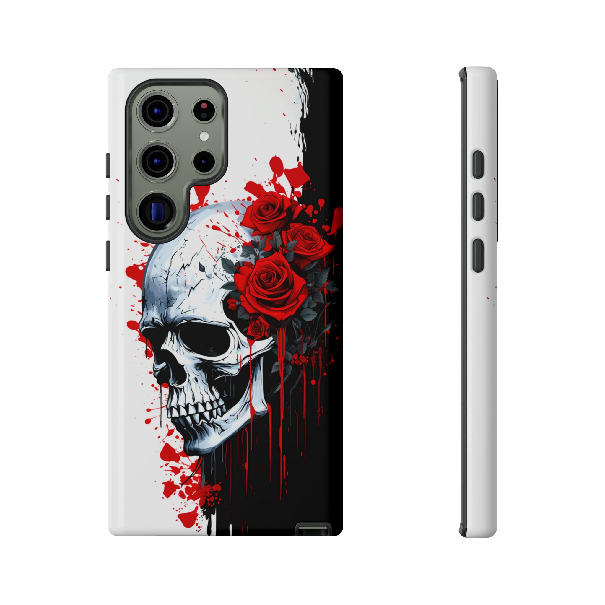 Rose Skull Phone Case