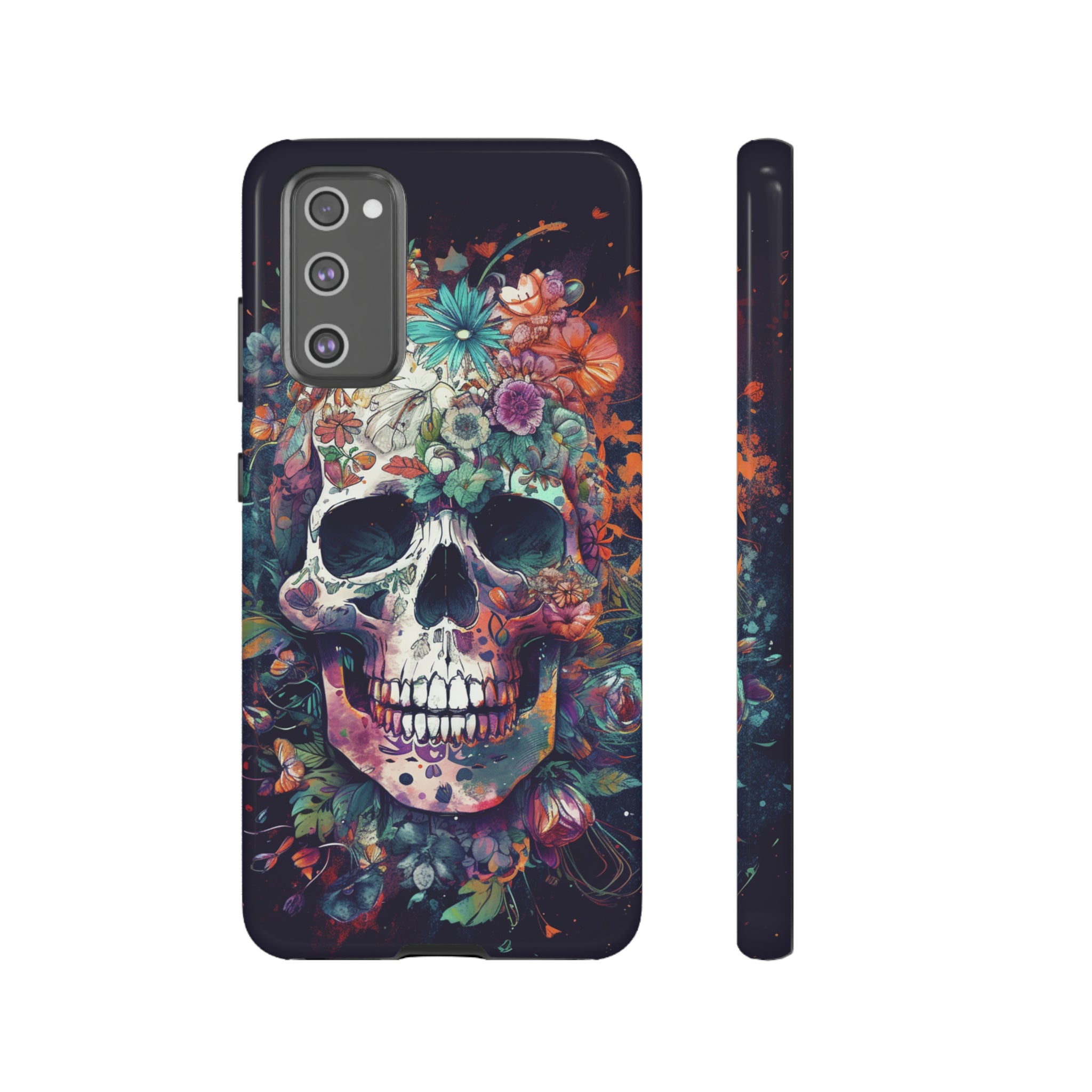 Floral Skull Phone Case