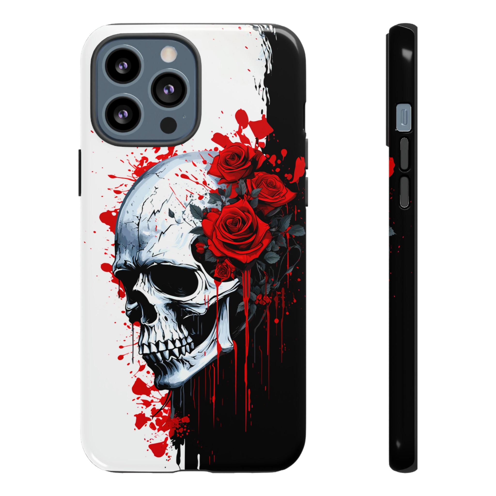 Rose Skull Phone Case