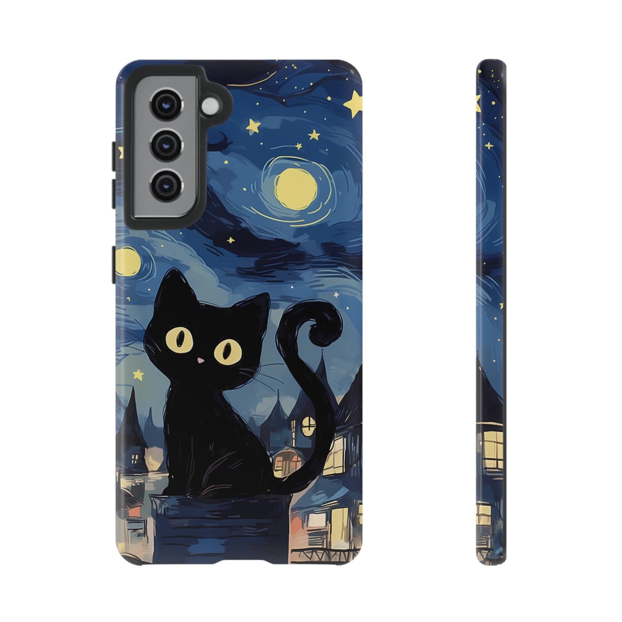 Cat Starry Night