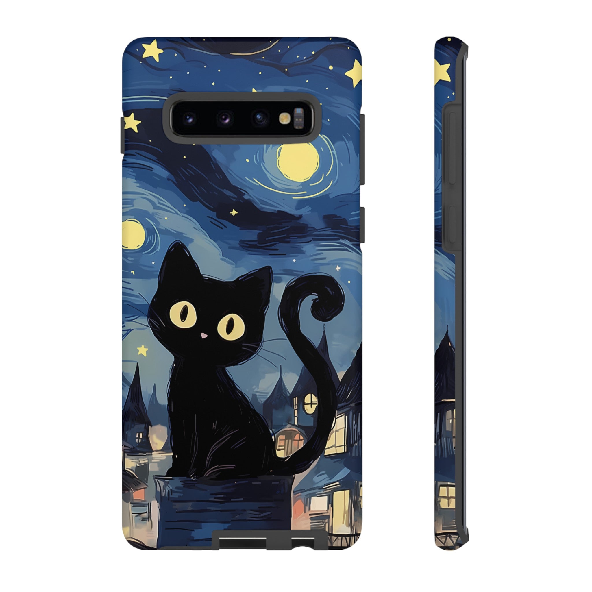 Cat Starry Night