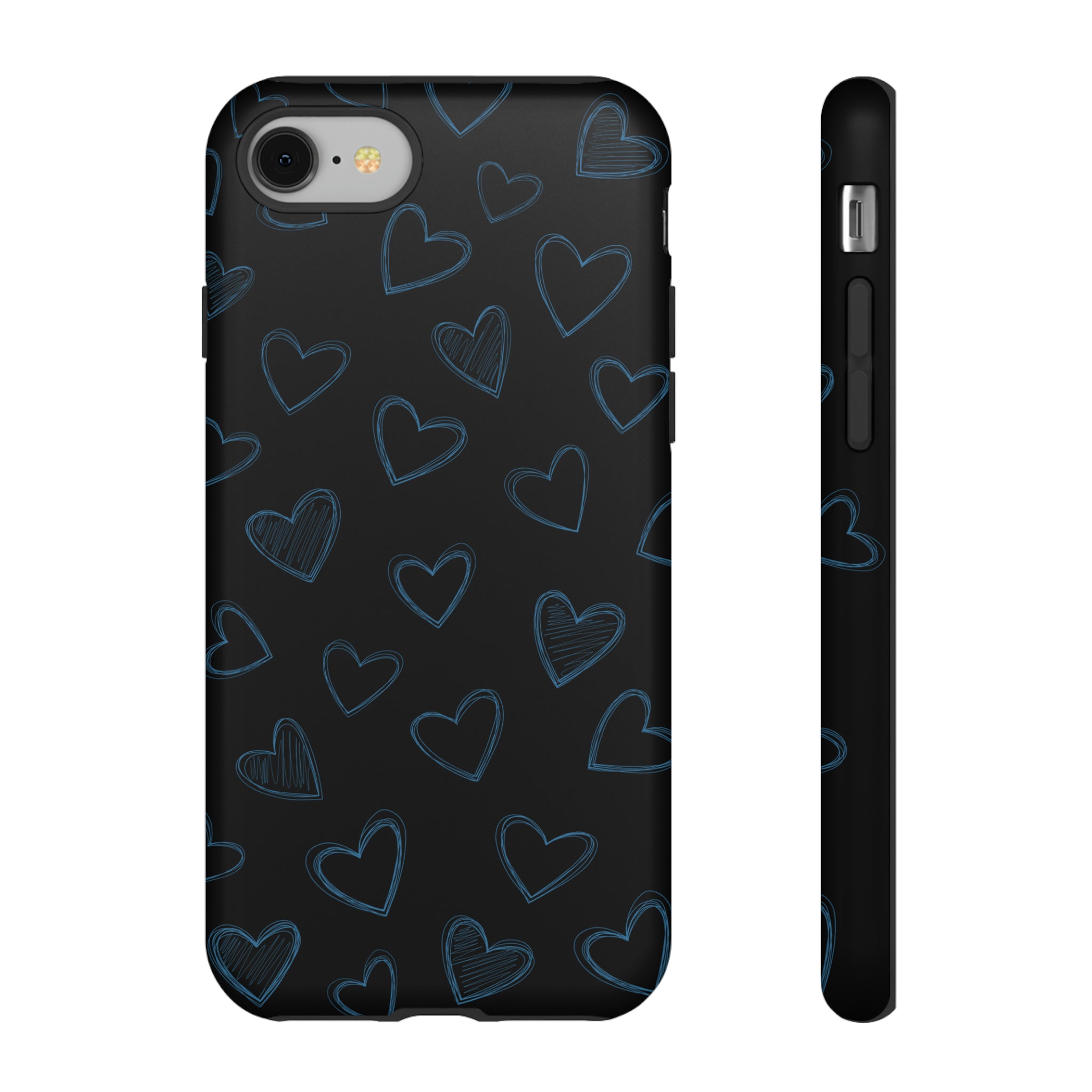 Black Hearts Phone Case