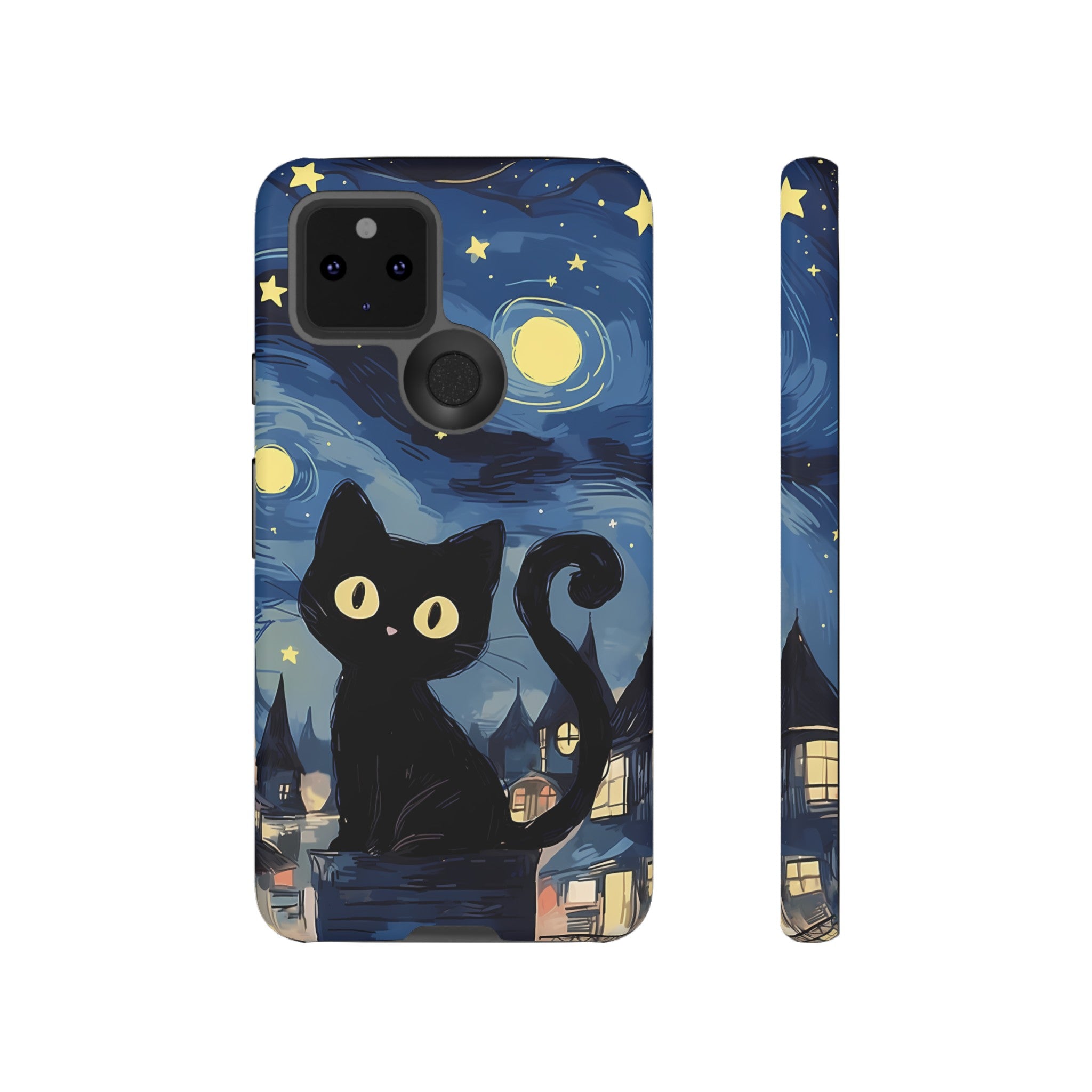 Cat Starry Night