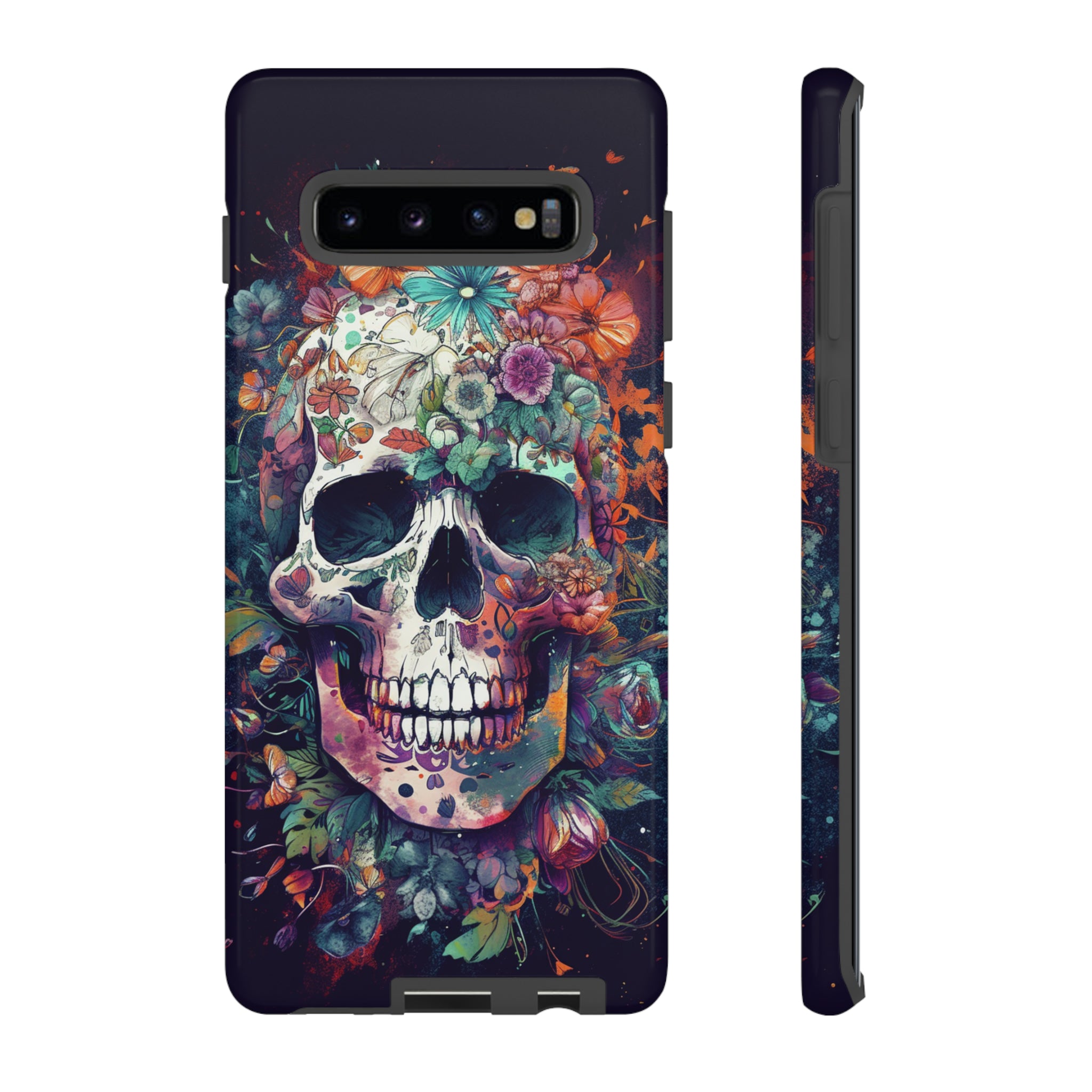 Floral Skull Phone Case