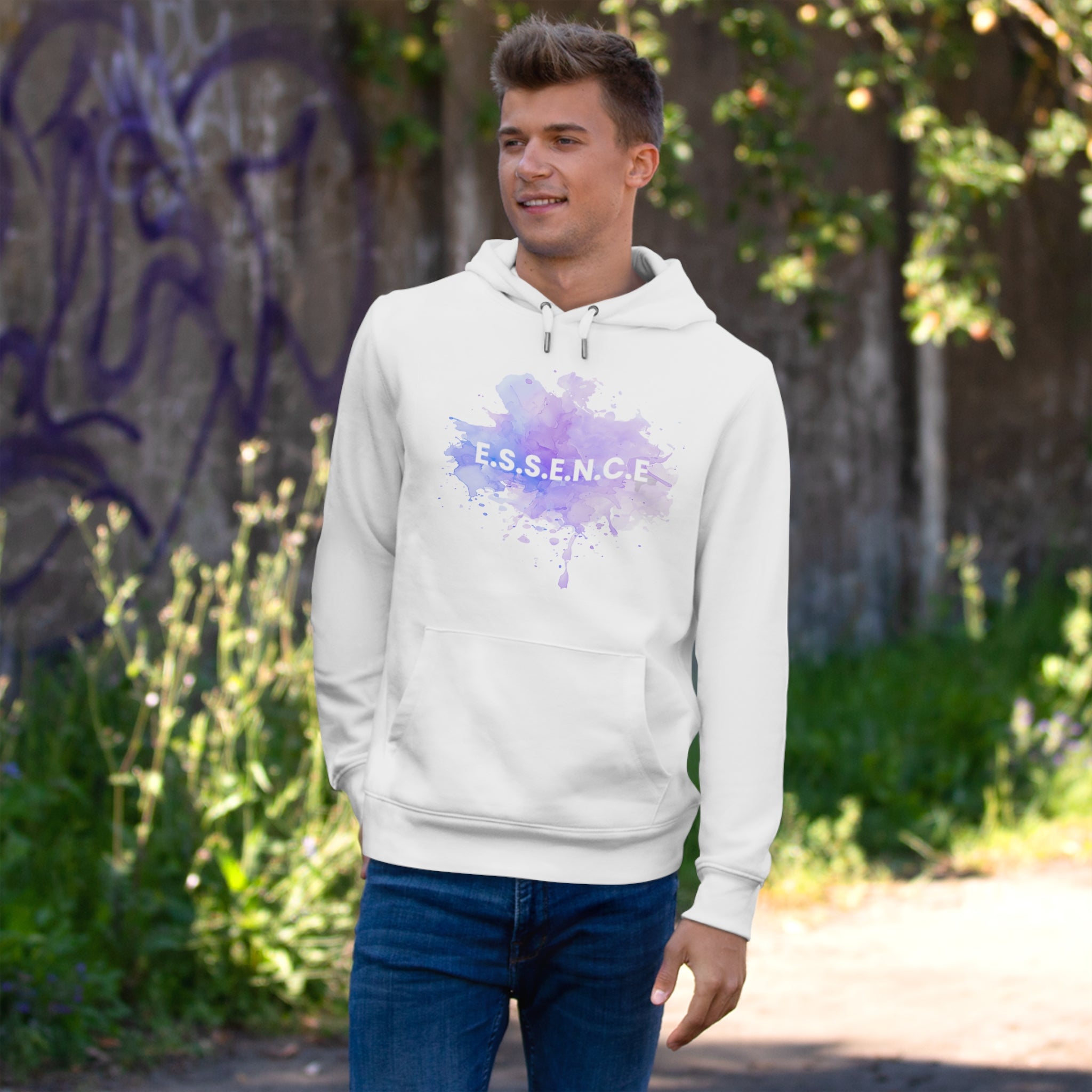 E.S.S.E.N.C.E. watercolor hoodie