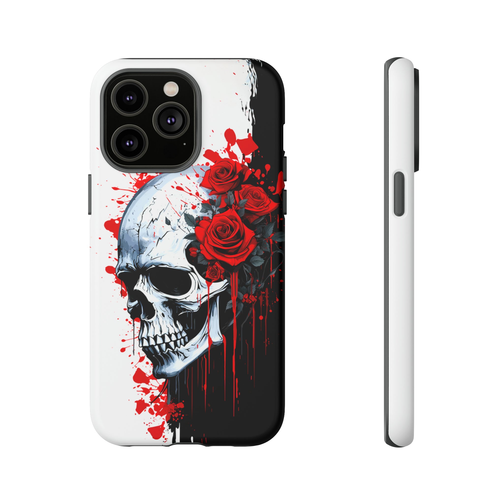 Rose Skull Phone Case