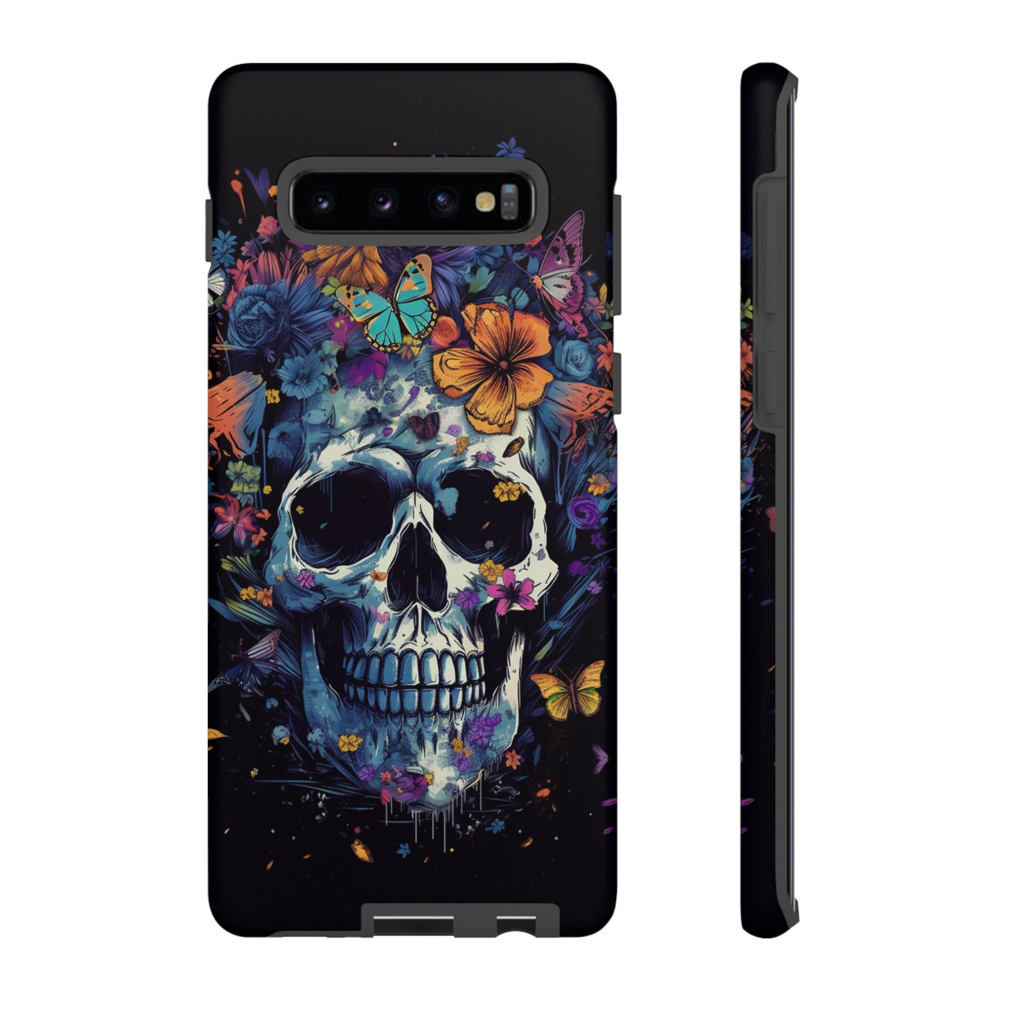 Blooming Skull Phone Case