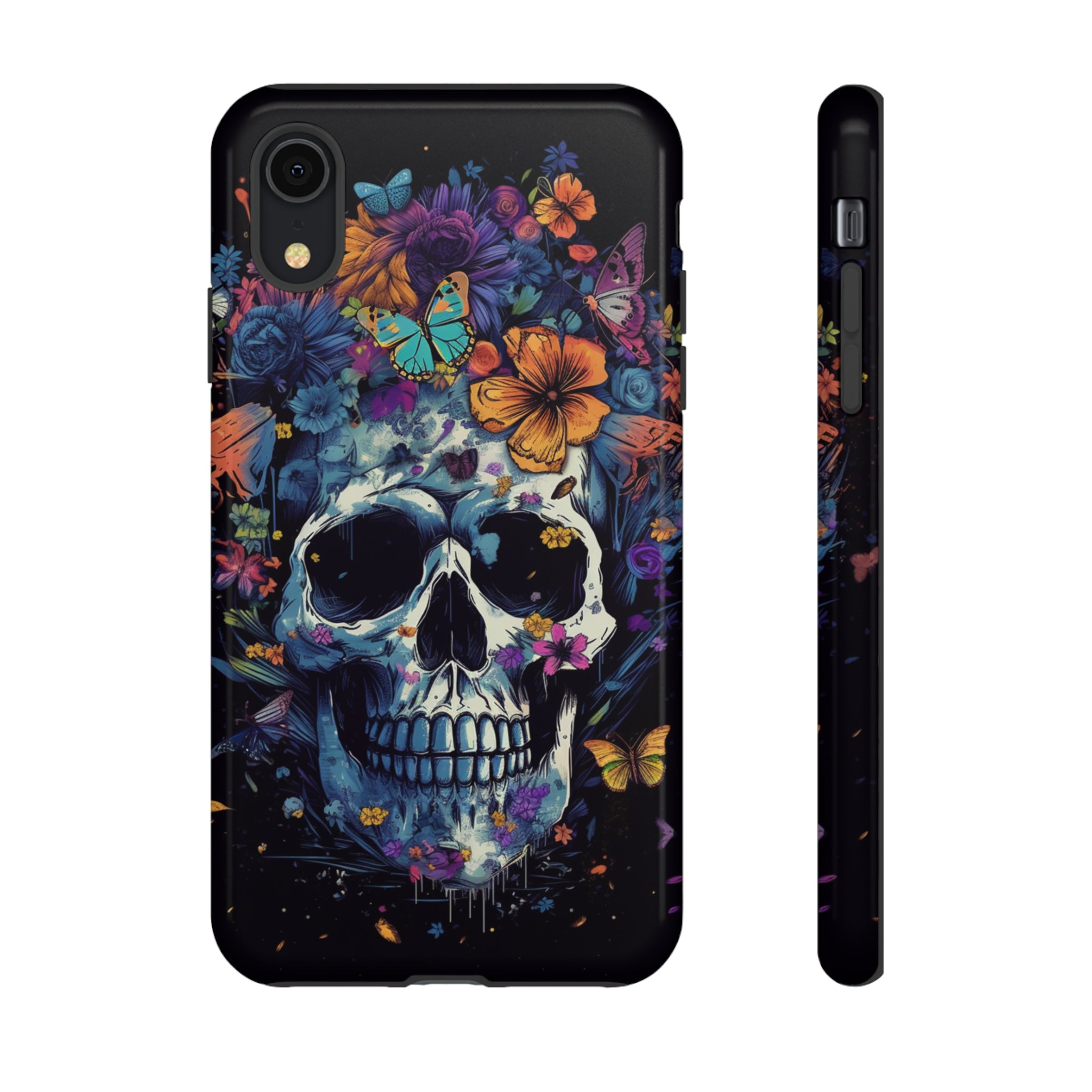 Blooming Skull Phone Case