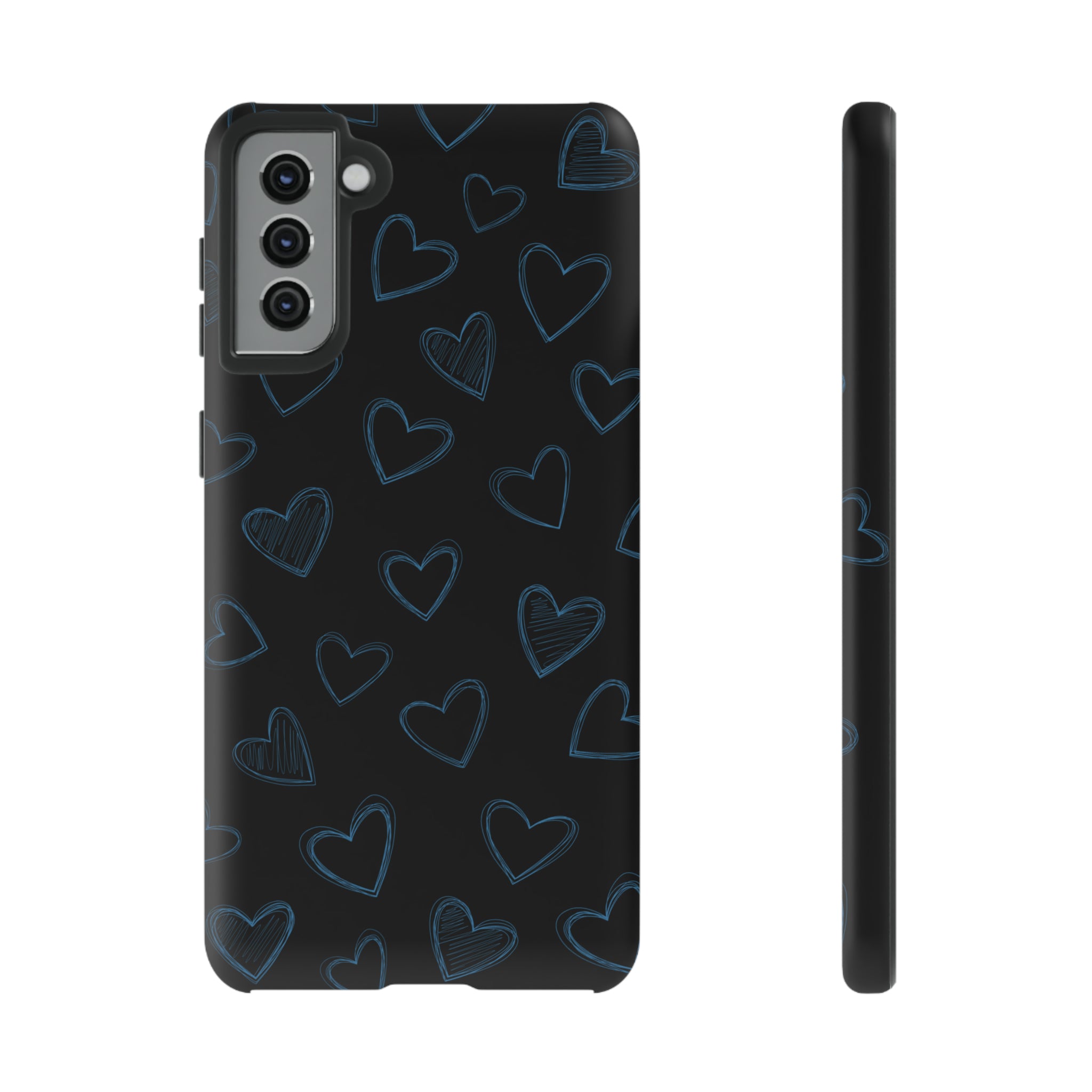 Black Hearts Phone Case