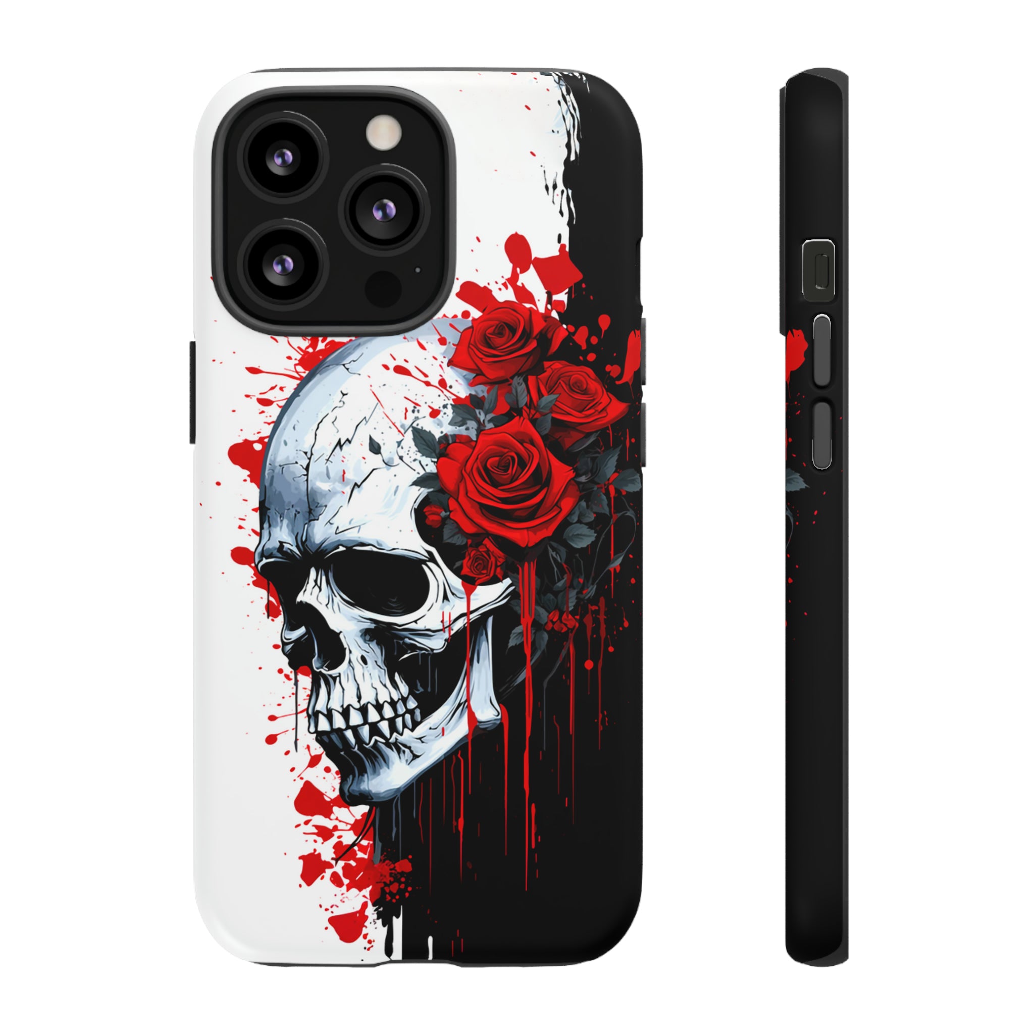 Rose Skull Phone Case