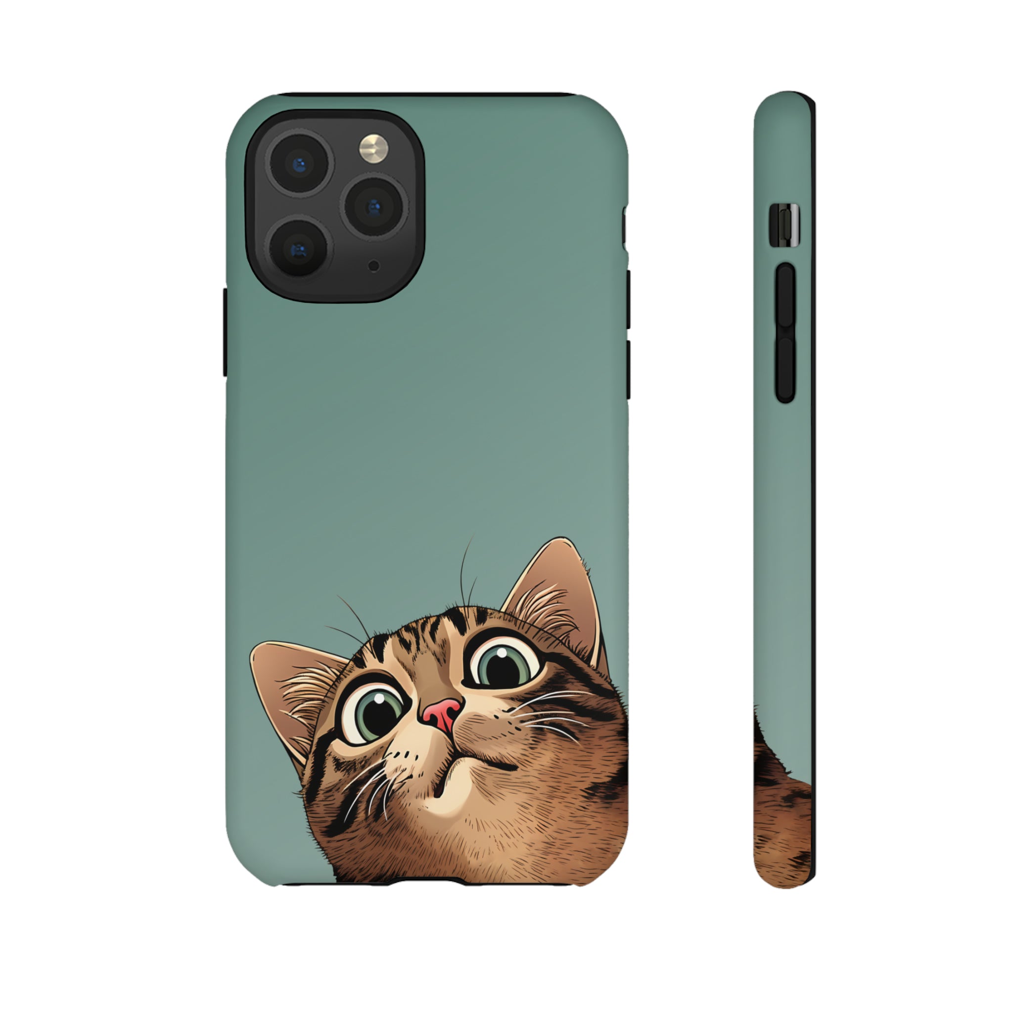 Peeking Cat Phone Case