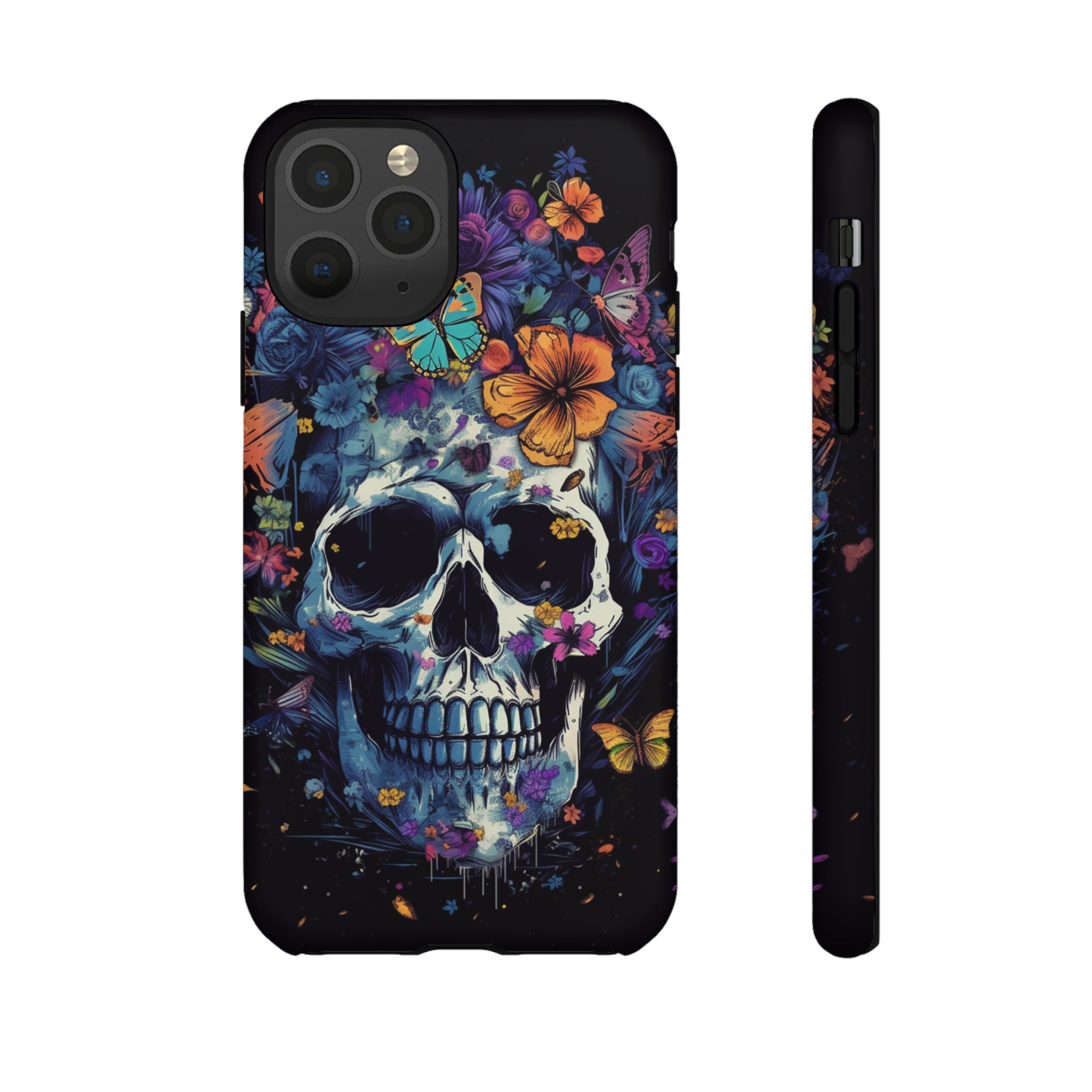 Blooming Skull Phone Case