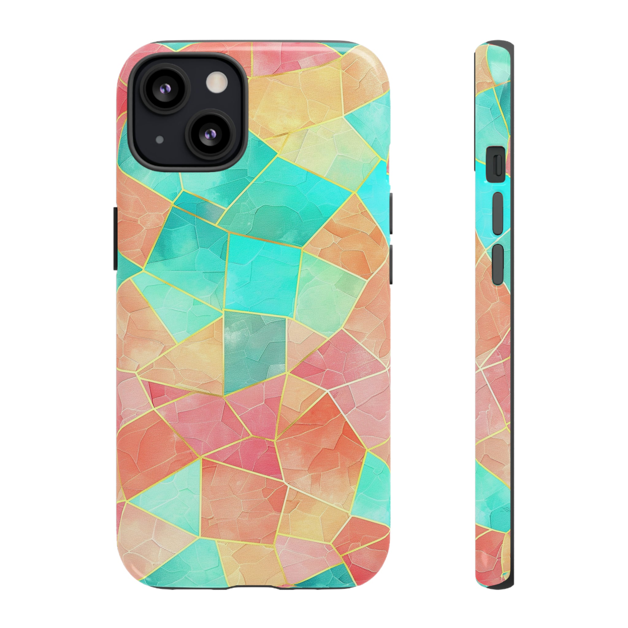 Geometric Pattern Pastel Phone Case