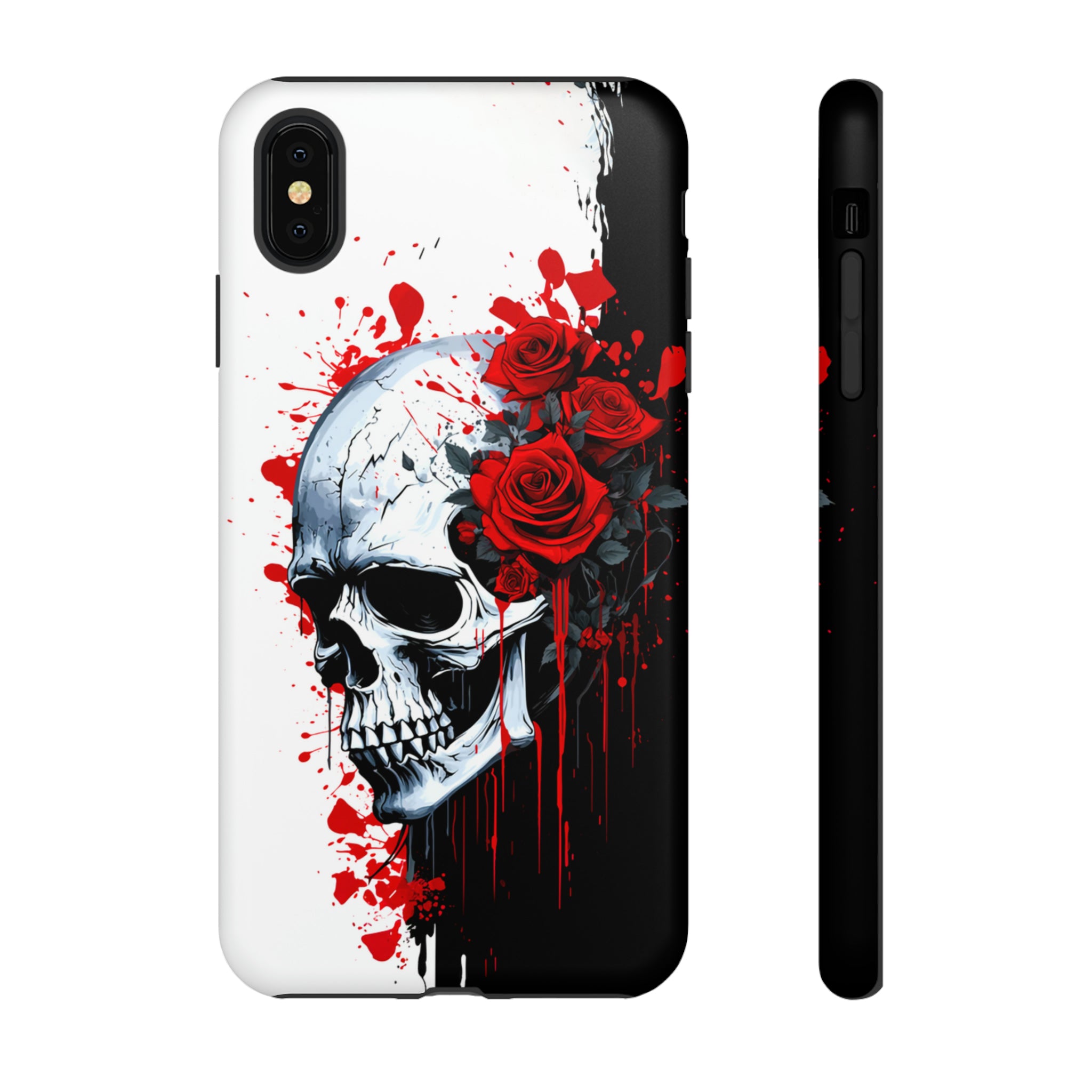 Rose Skull Phone Case