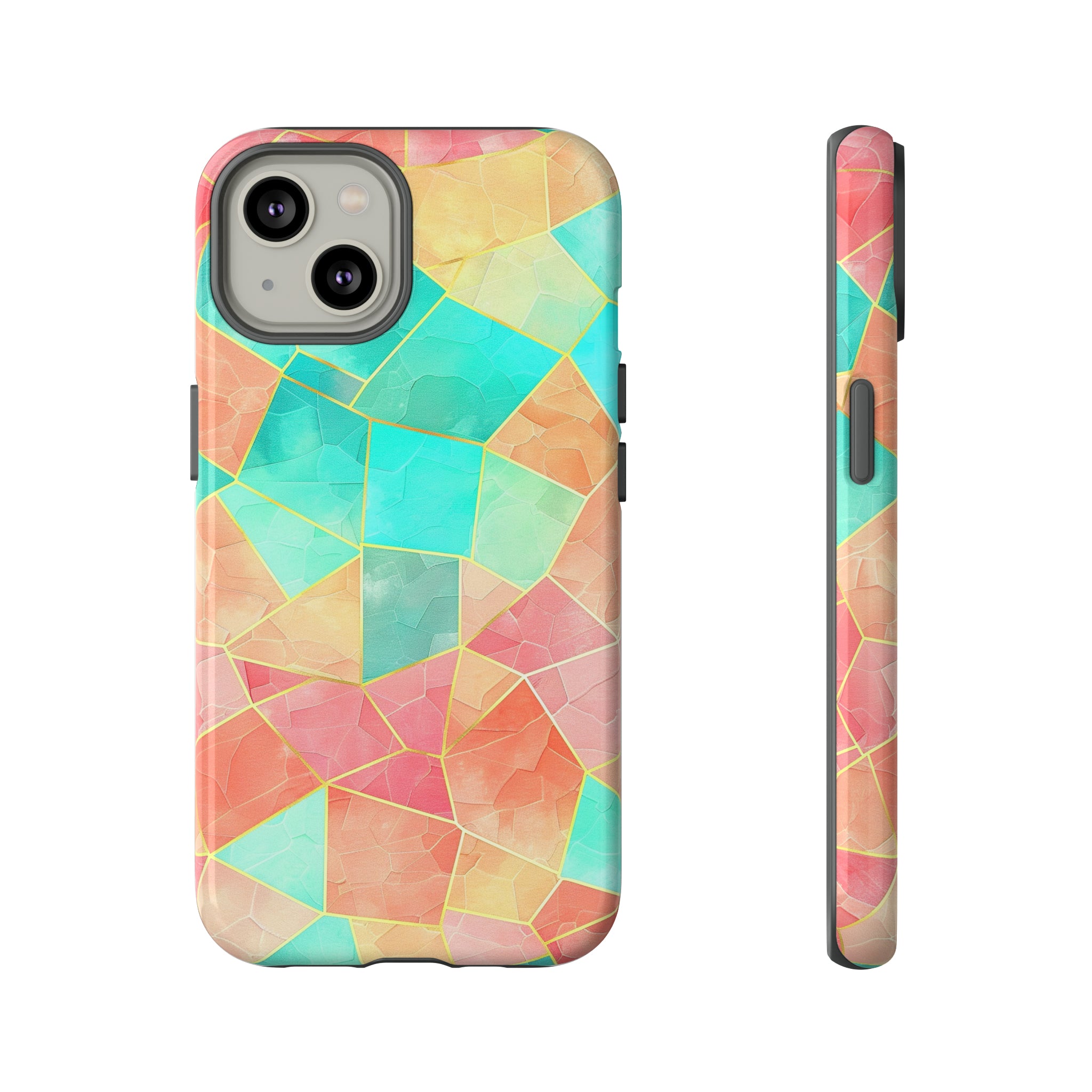 Geometric Pattern Pastel Phone Case