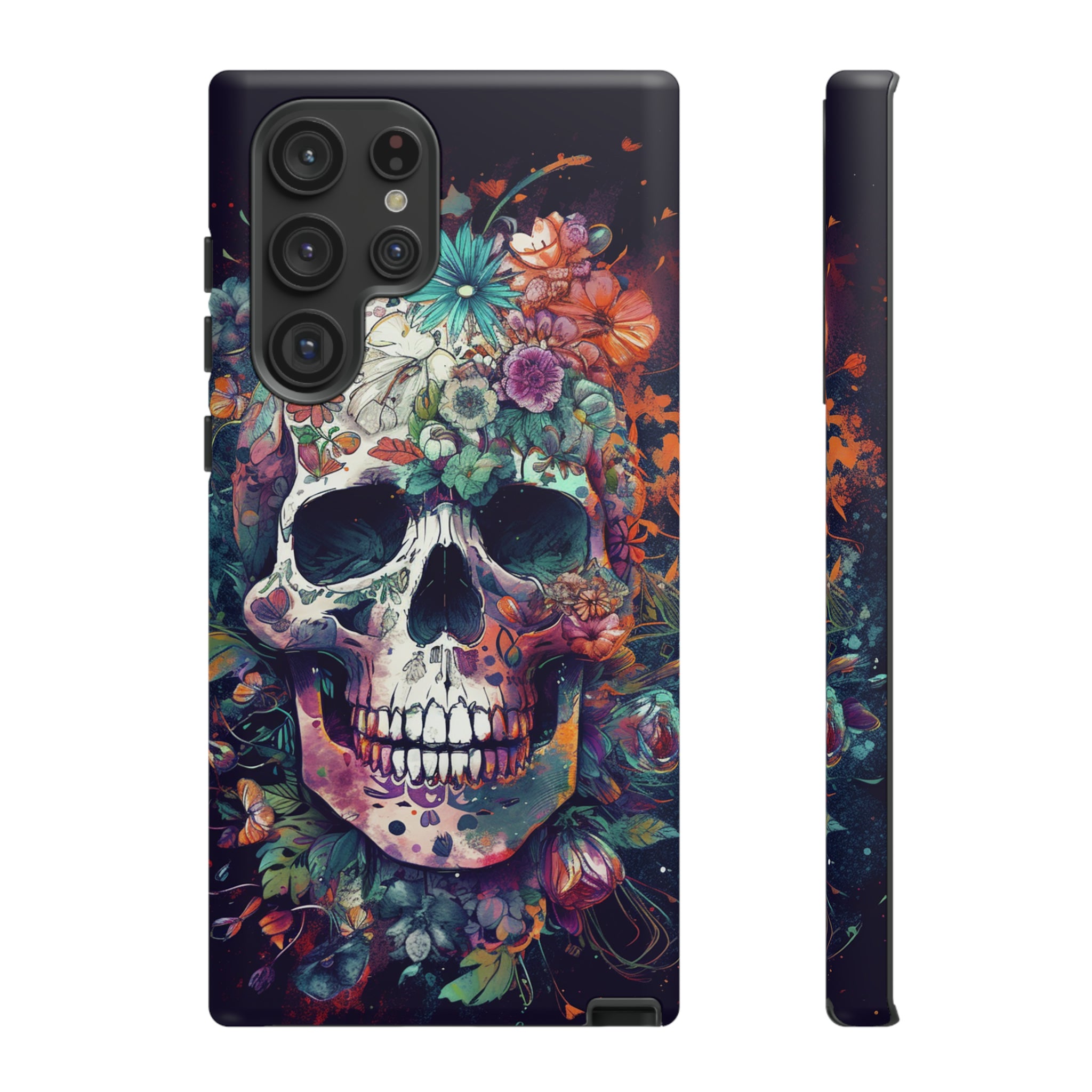 Floral Skull Phone Case