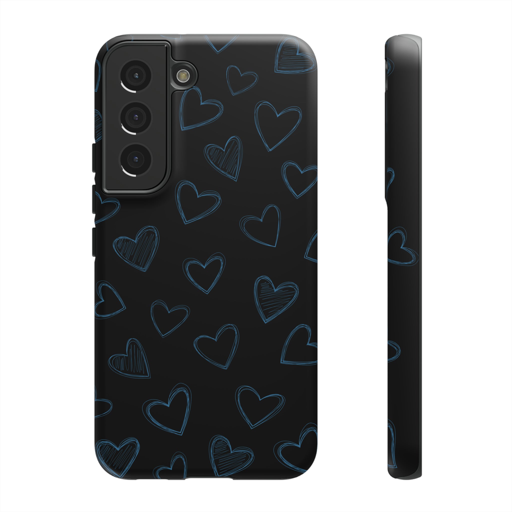 Black Hearts Phone Case