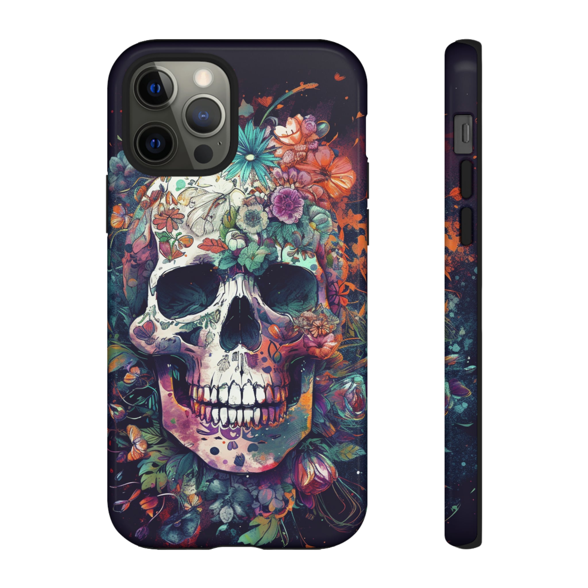 Floral Skull Phone Case