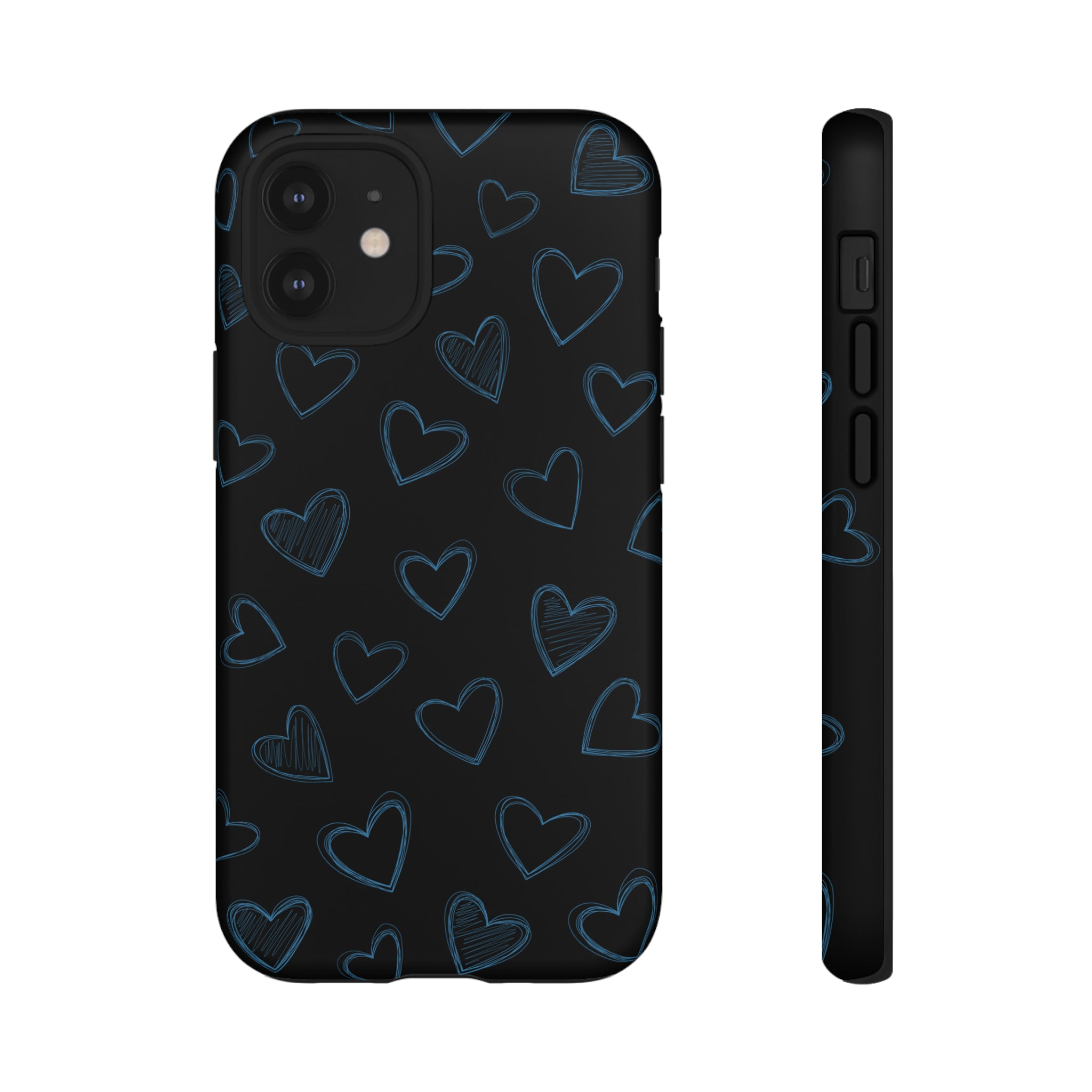 Black Hearts Phone Case