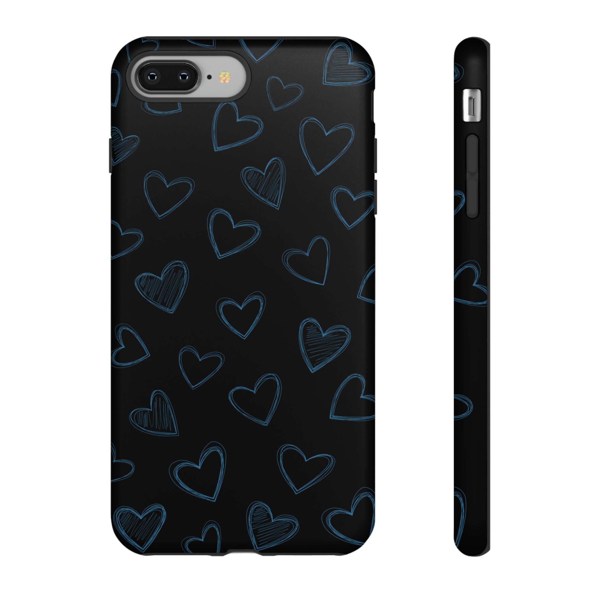 Black Hearts Phone Case