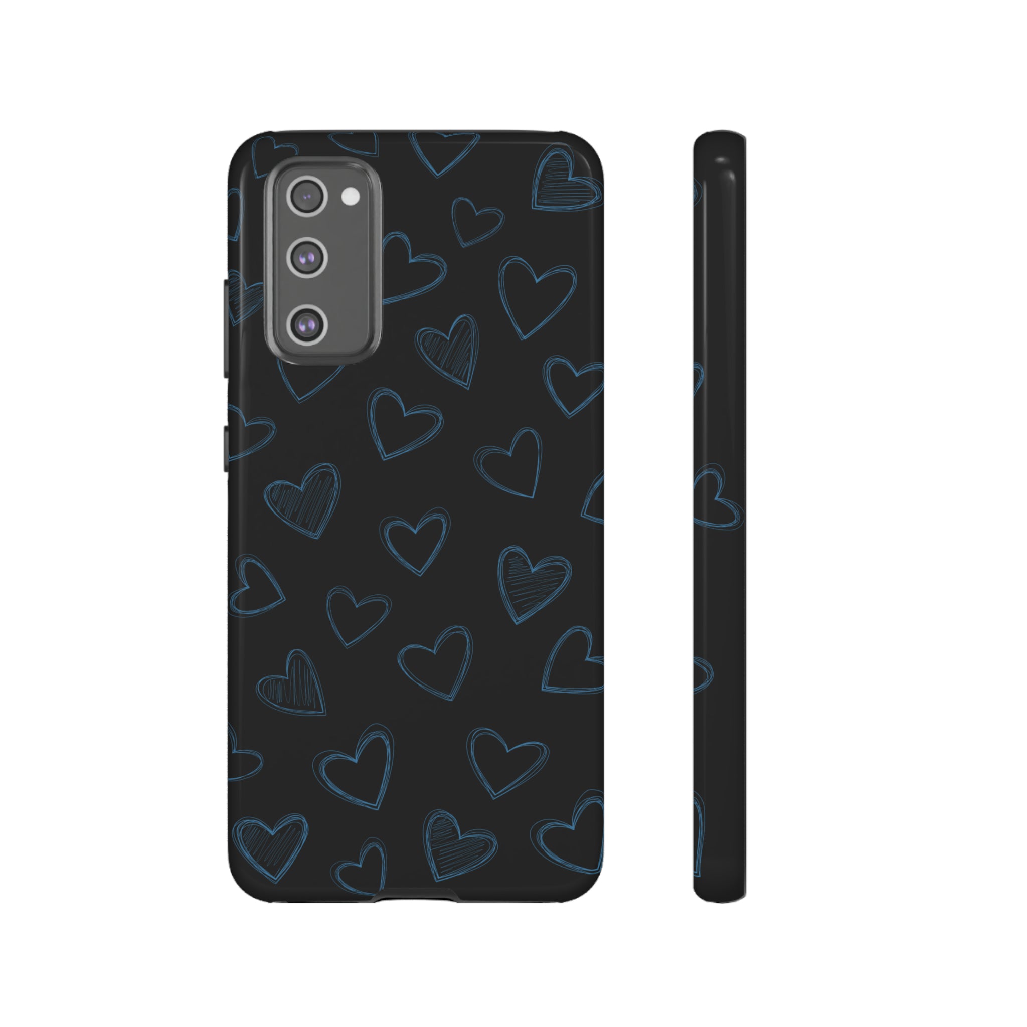 Black Hearts Phone Case