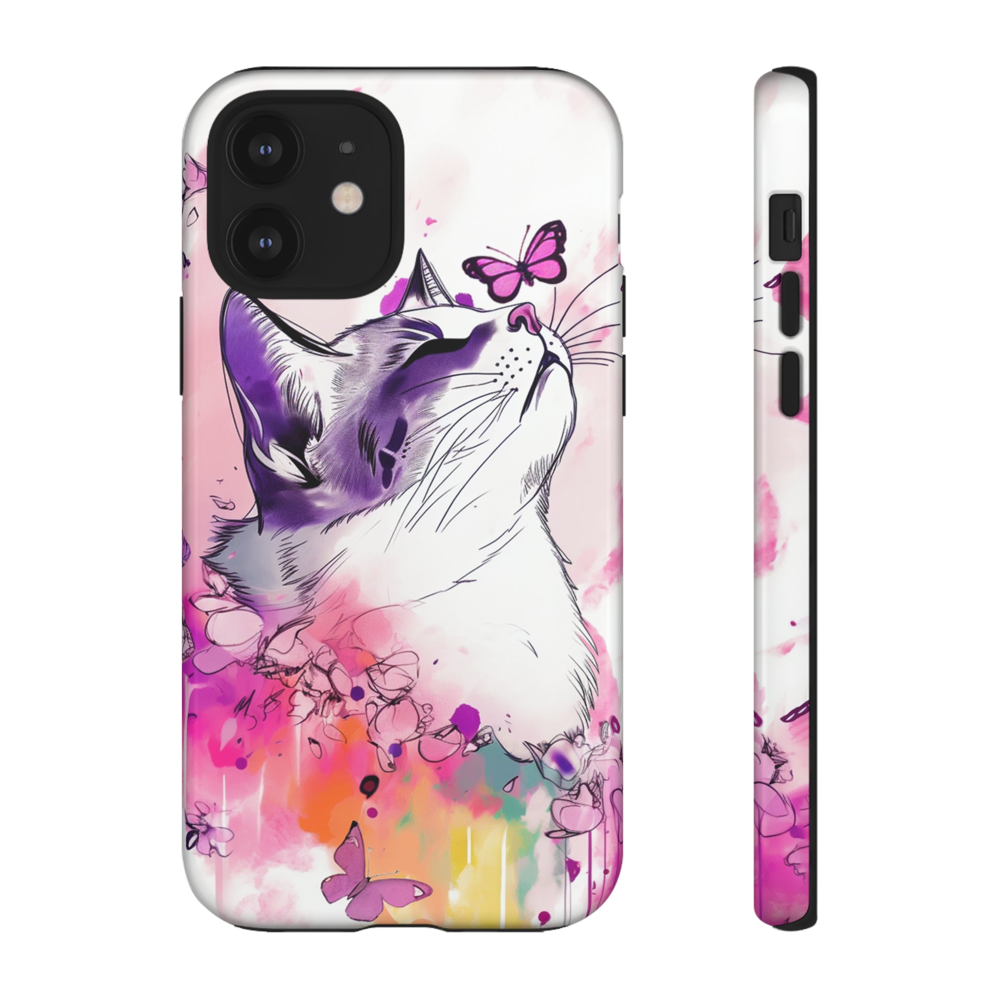 Whimsical Cat Phone Case