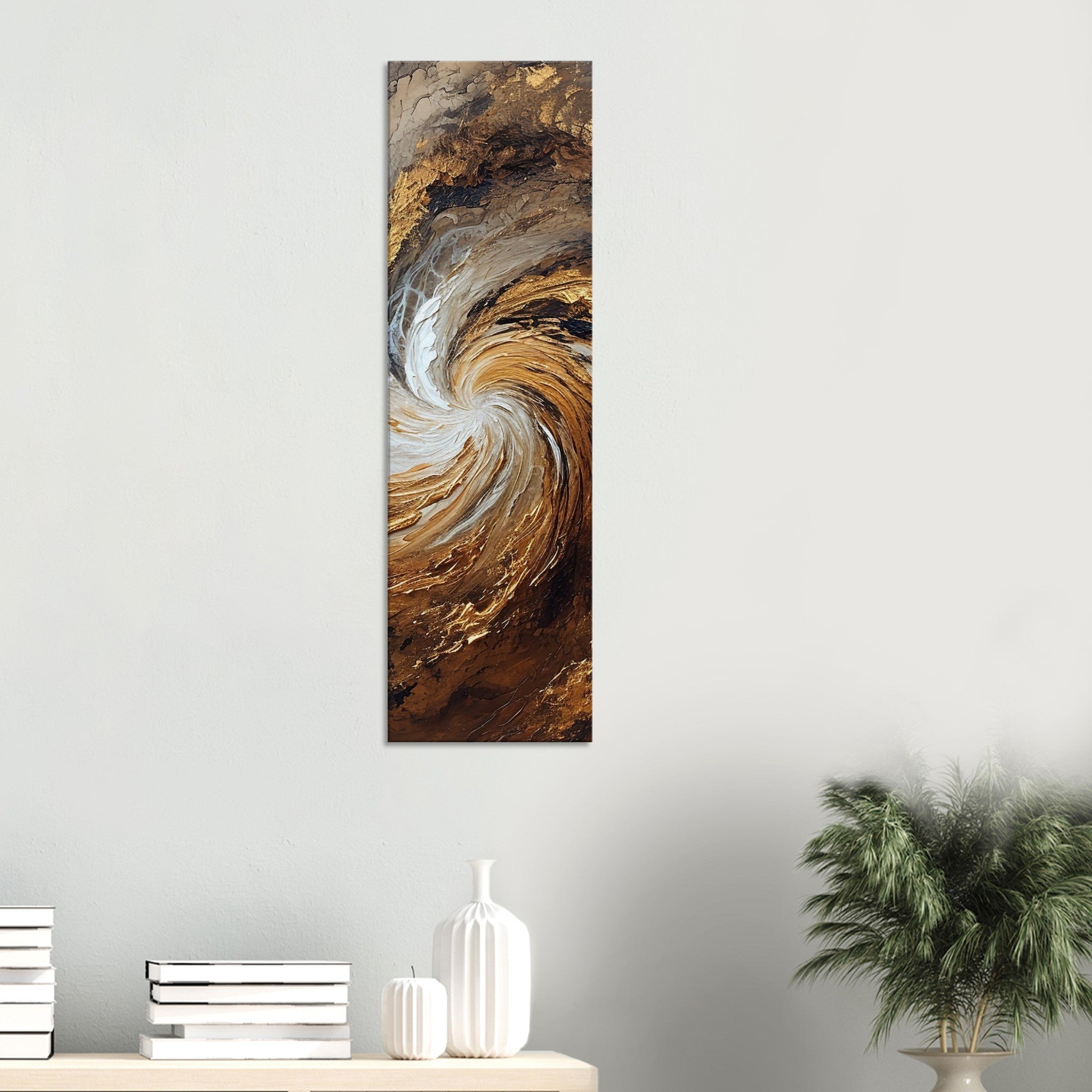 Golden Vortex Canvas - Zenith