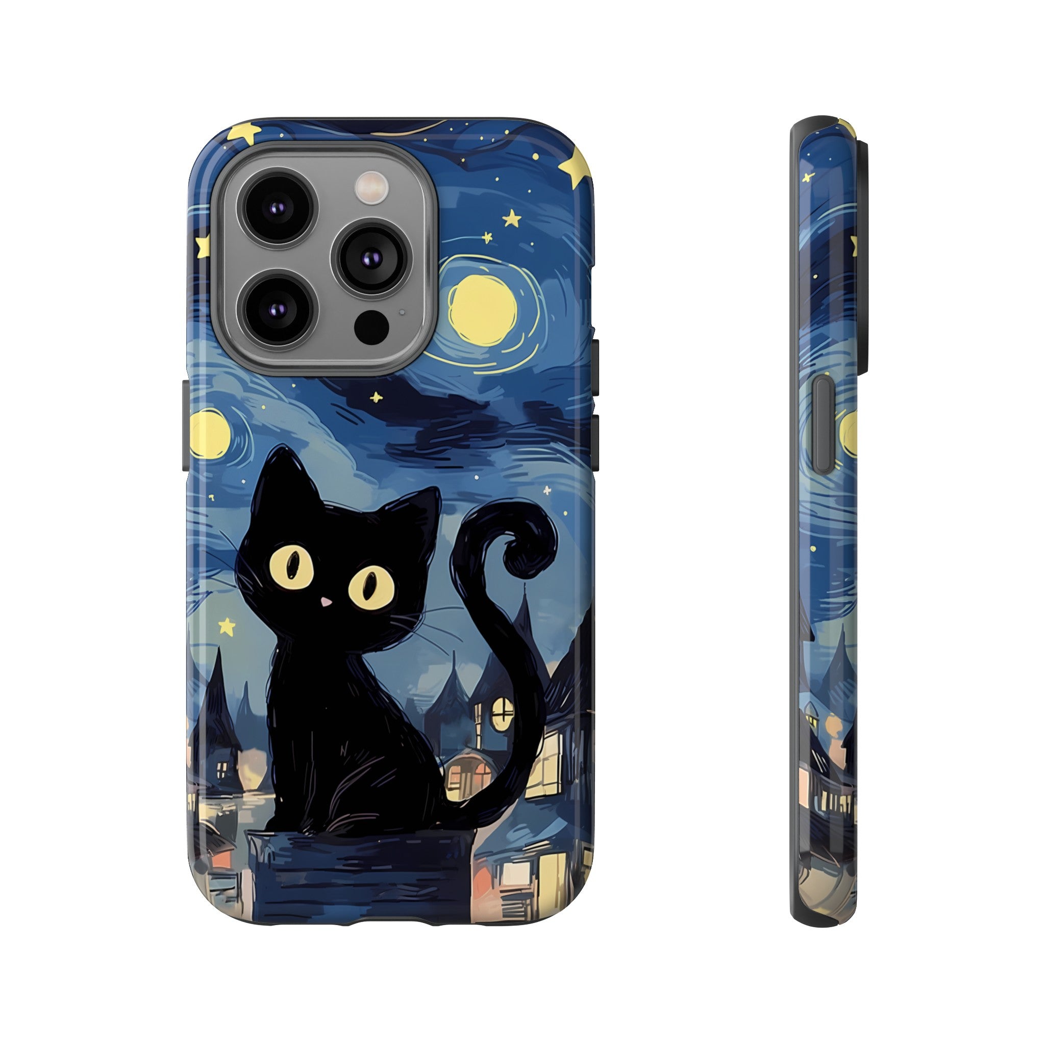 Cat Starry Night