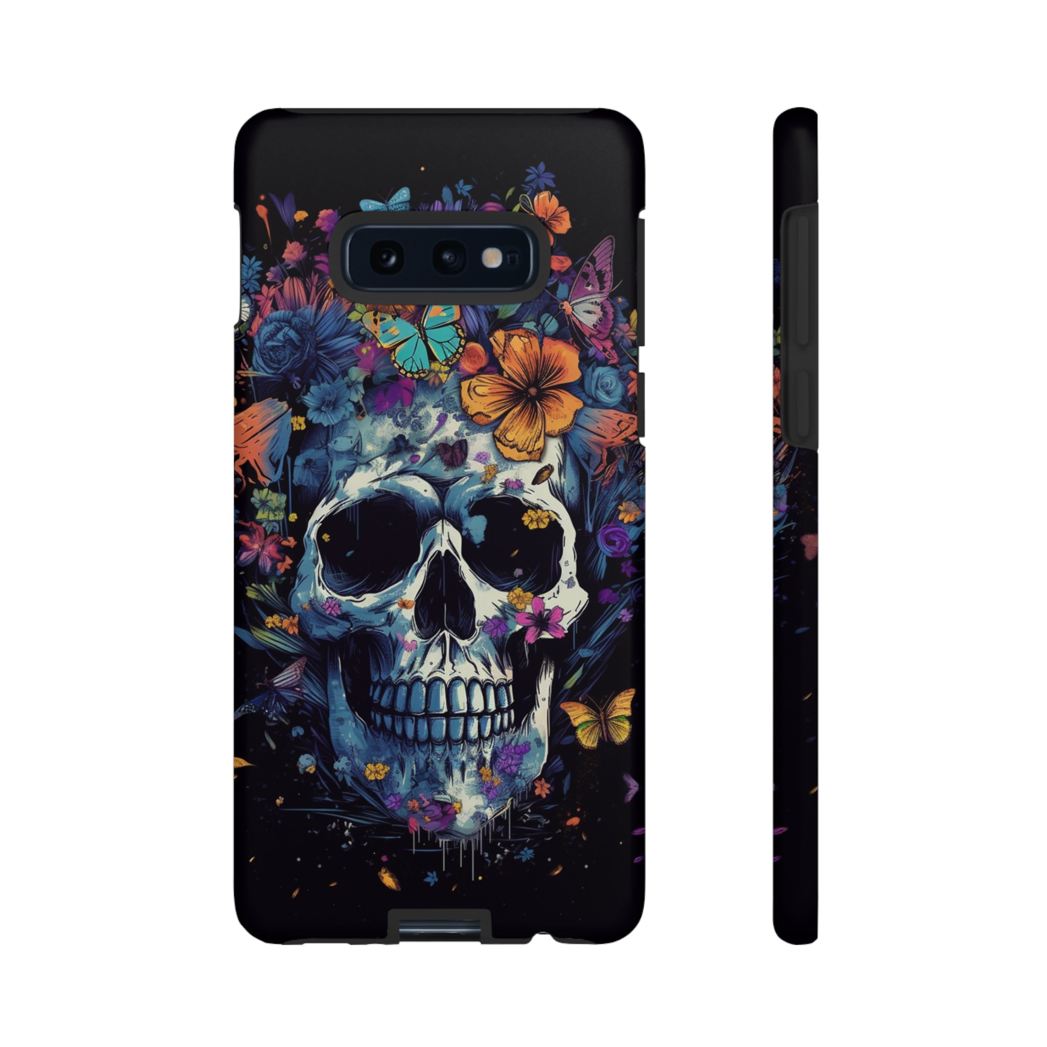 Blooming Skull Phone Case