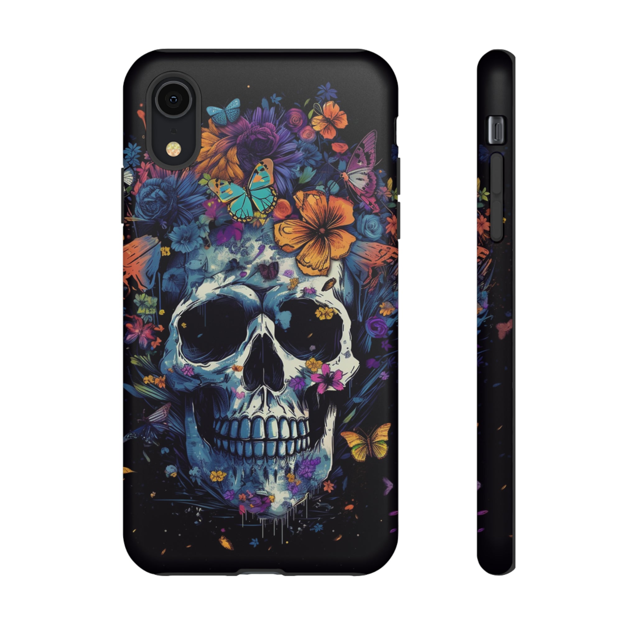 Blooming Skull Phone Case