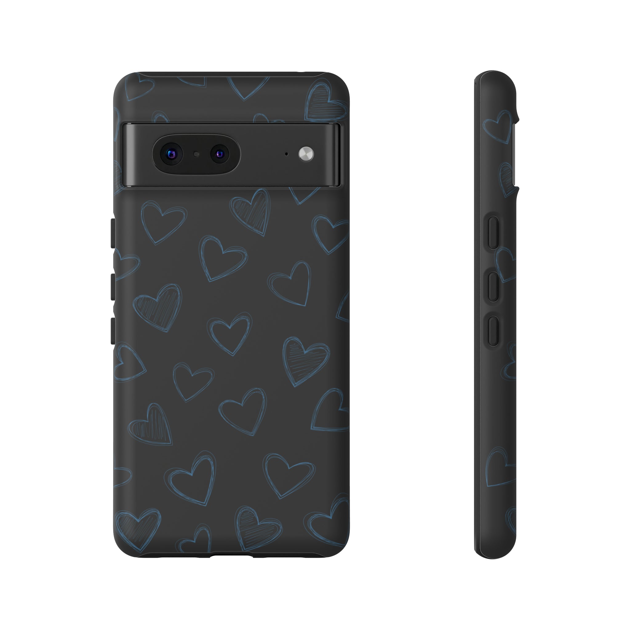 Black Hearts Phone Case