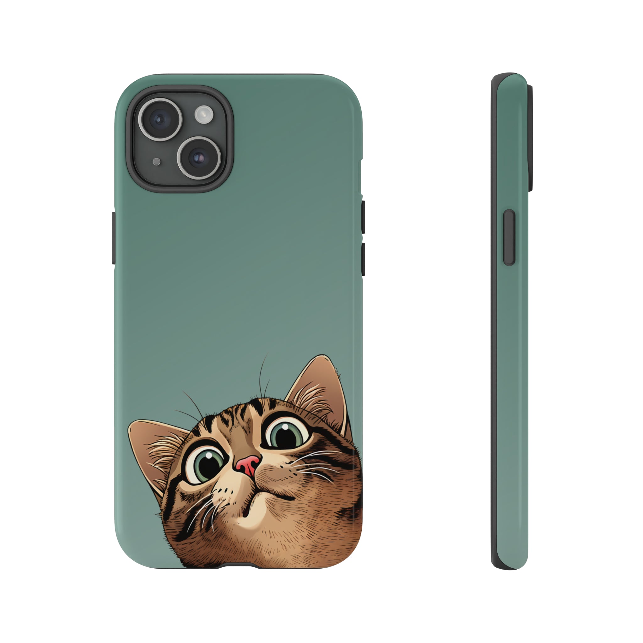 Peeking Cat Phone Case