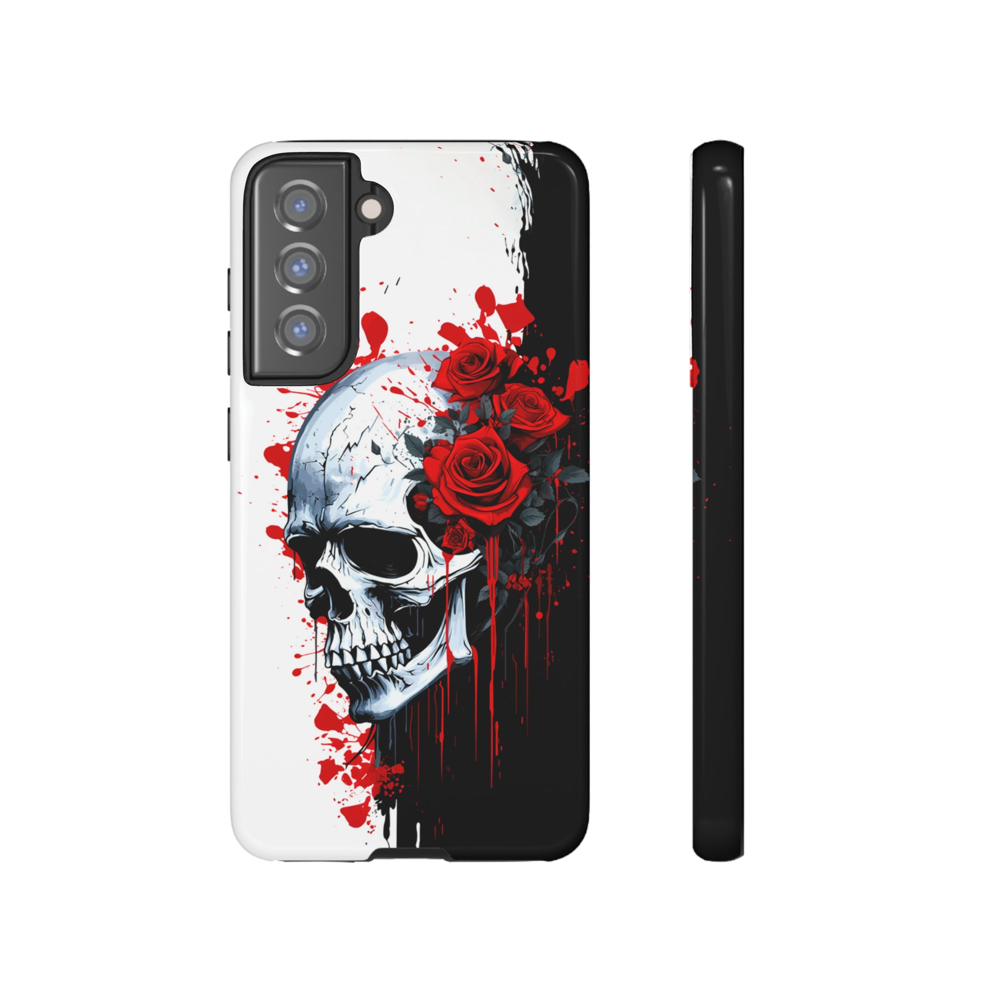 Rose Skull Phone Case