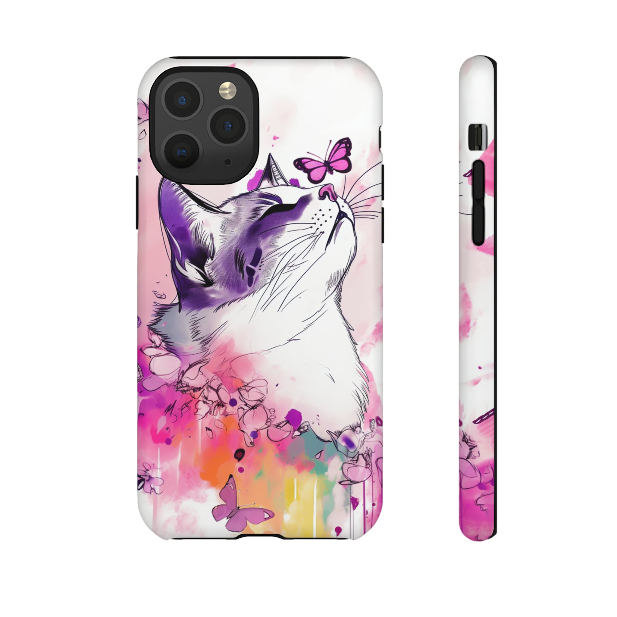 Whimsical Cat Phone Case