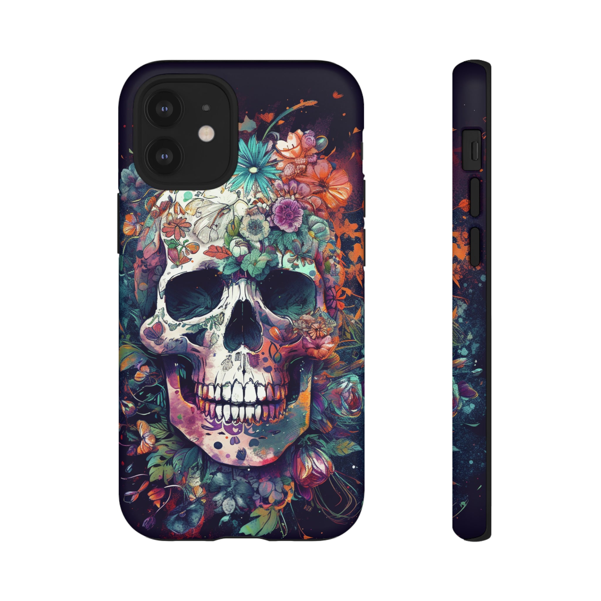 Floral Skull Phone Case