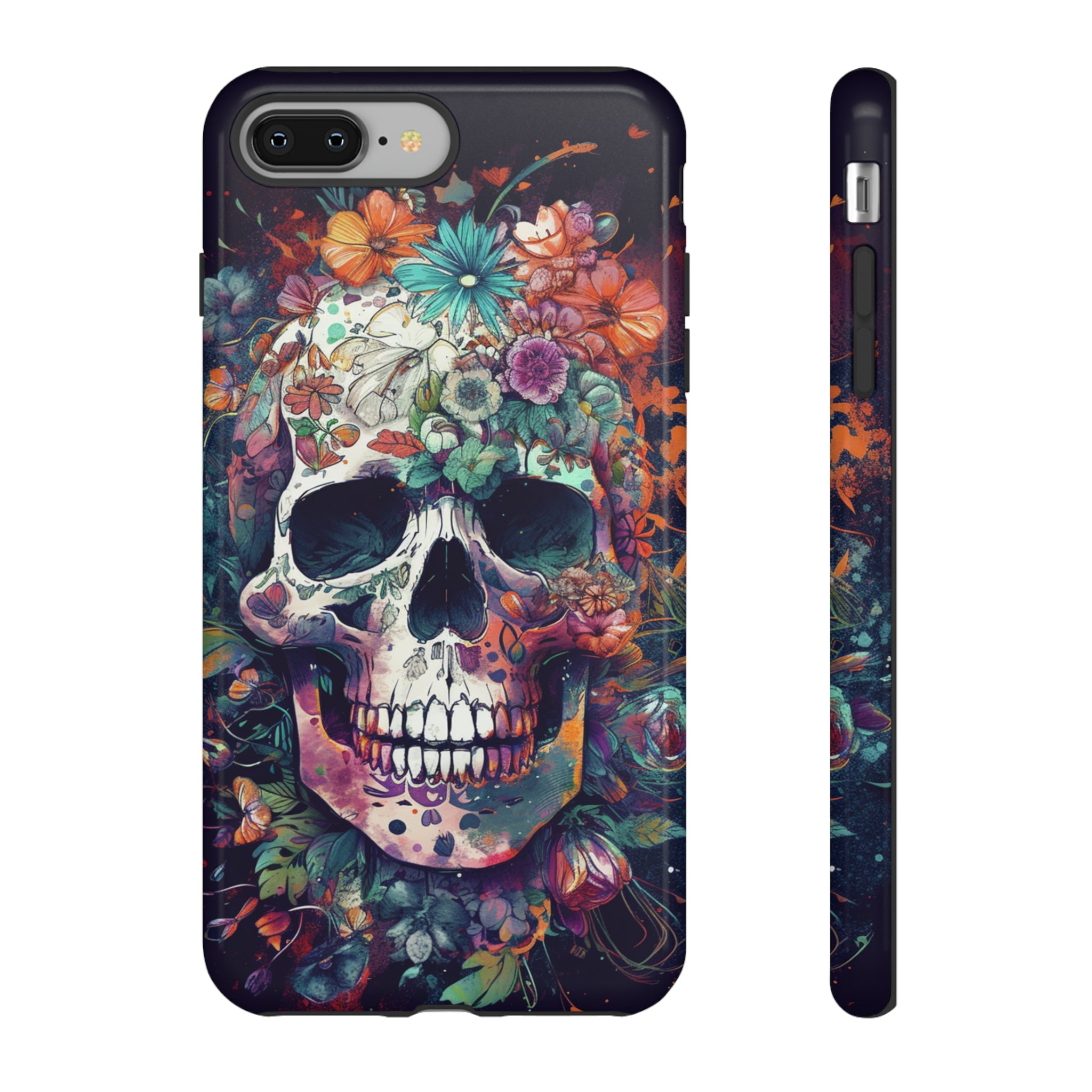 Floral Skull Phone Case