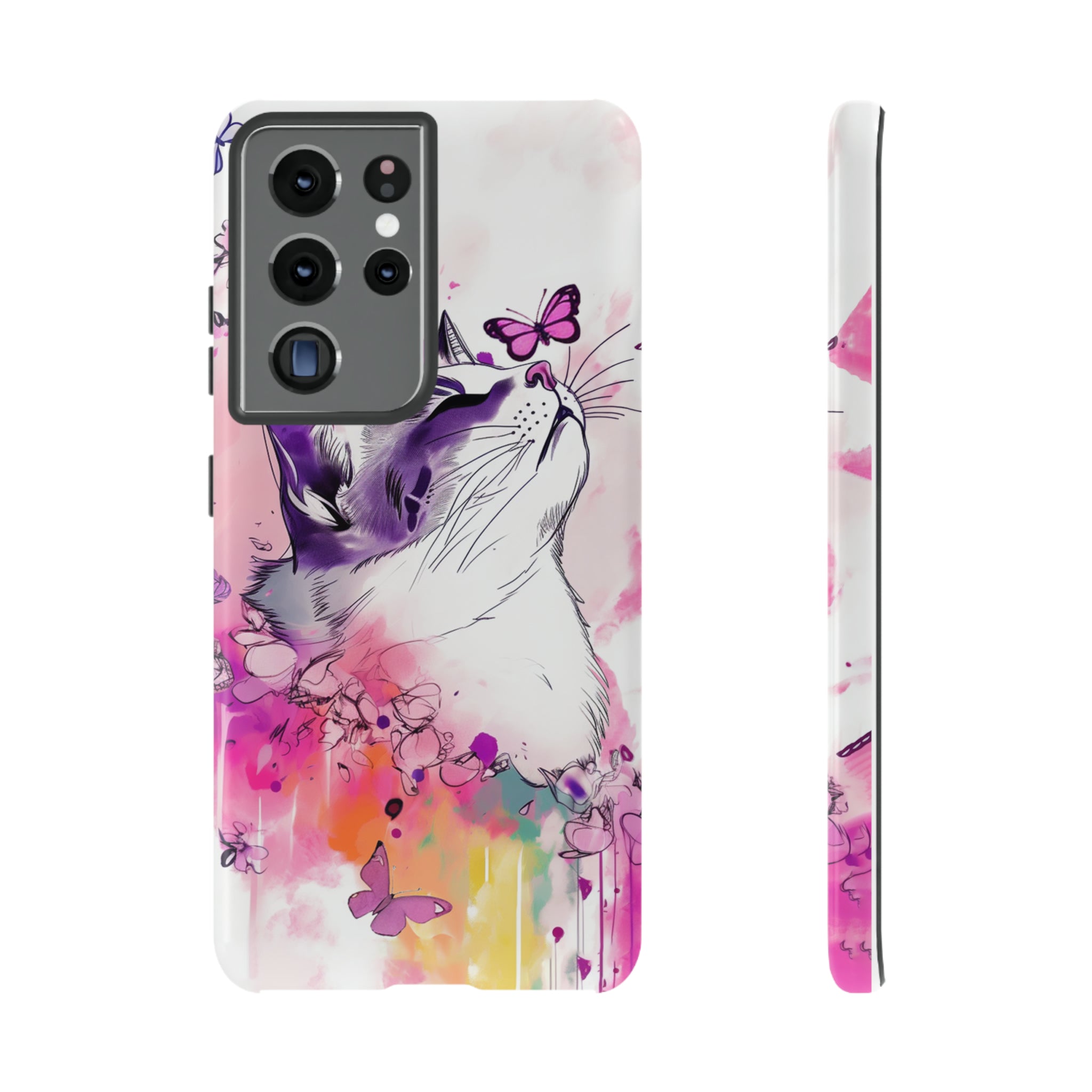 Whimsical Cat Phone Case