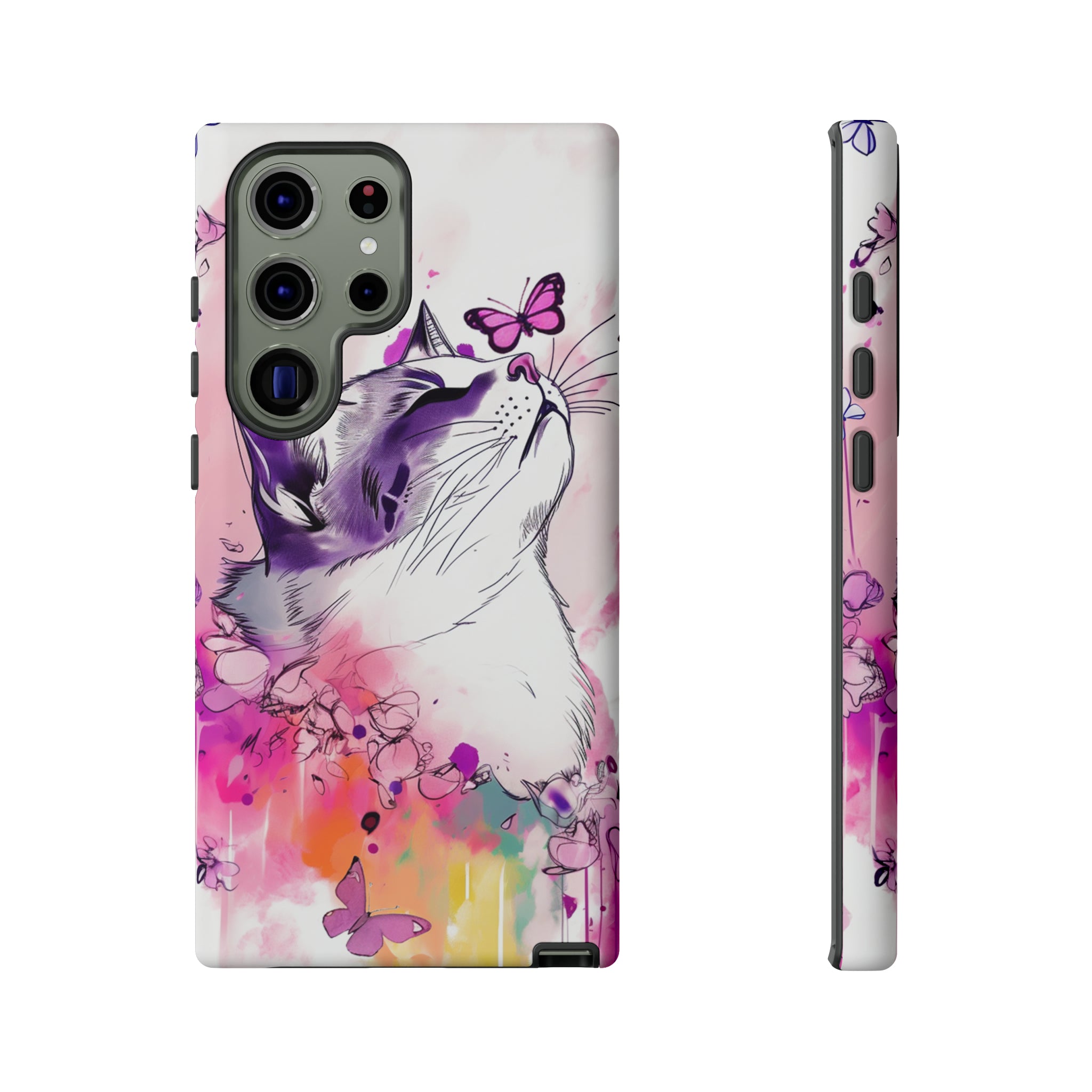 Whimsical Cat Phone Case