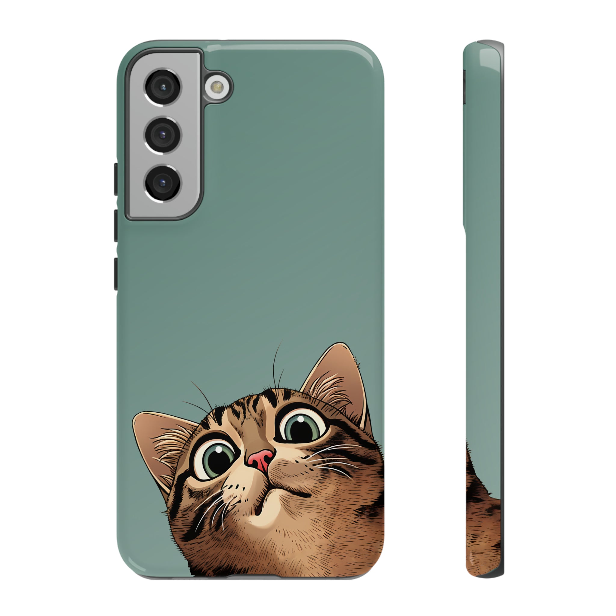 Peeking Cat Phone Case