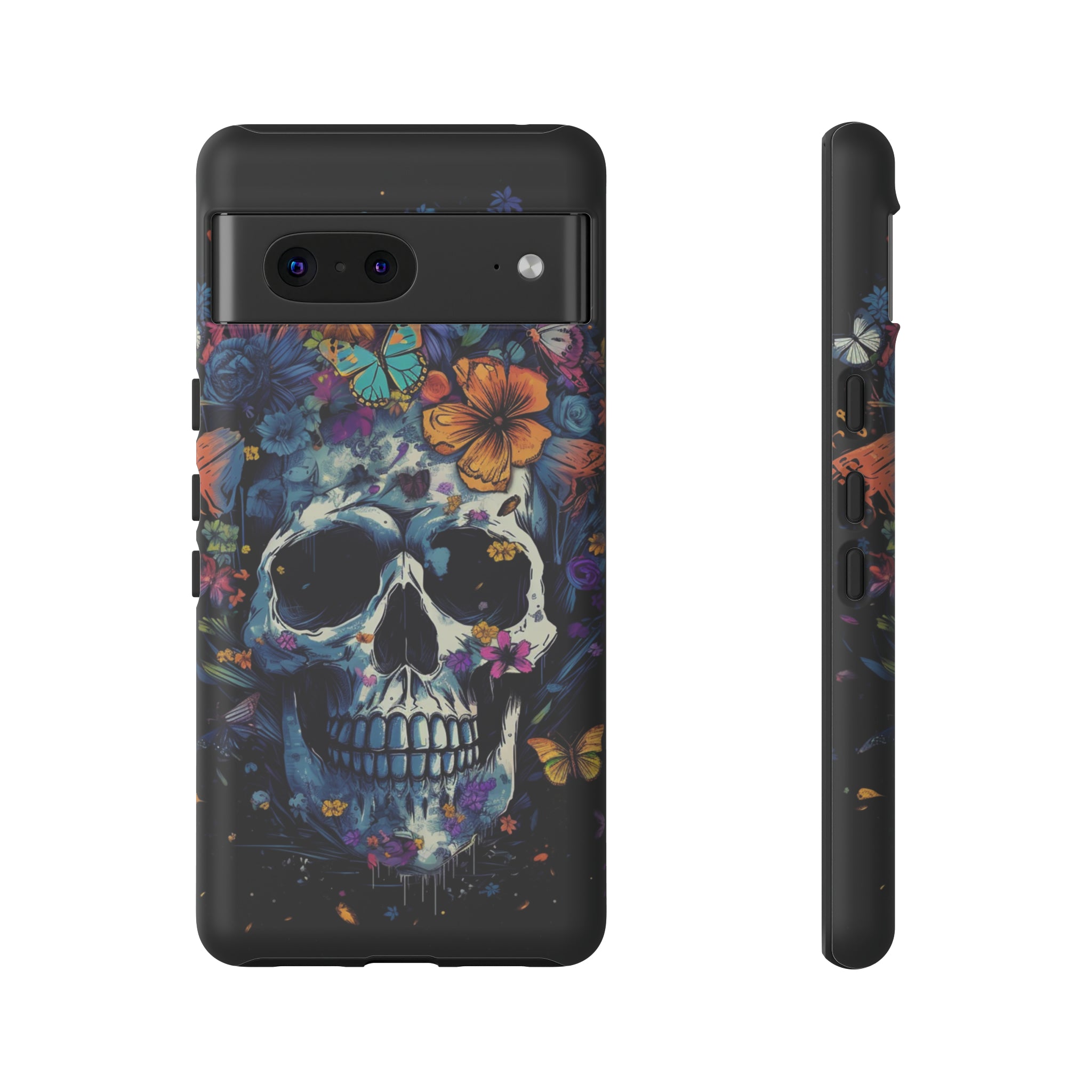 Blooming Skull Phone Case