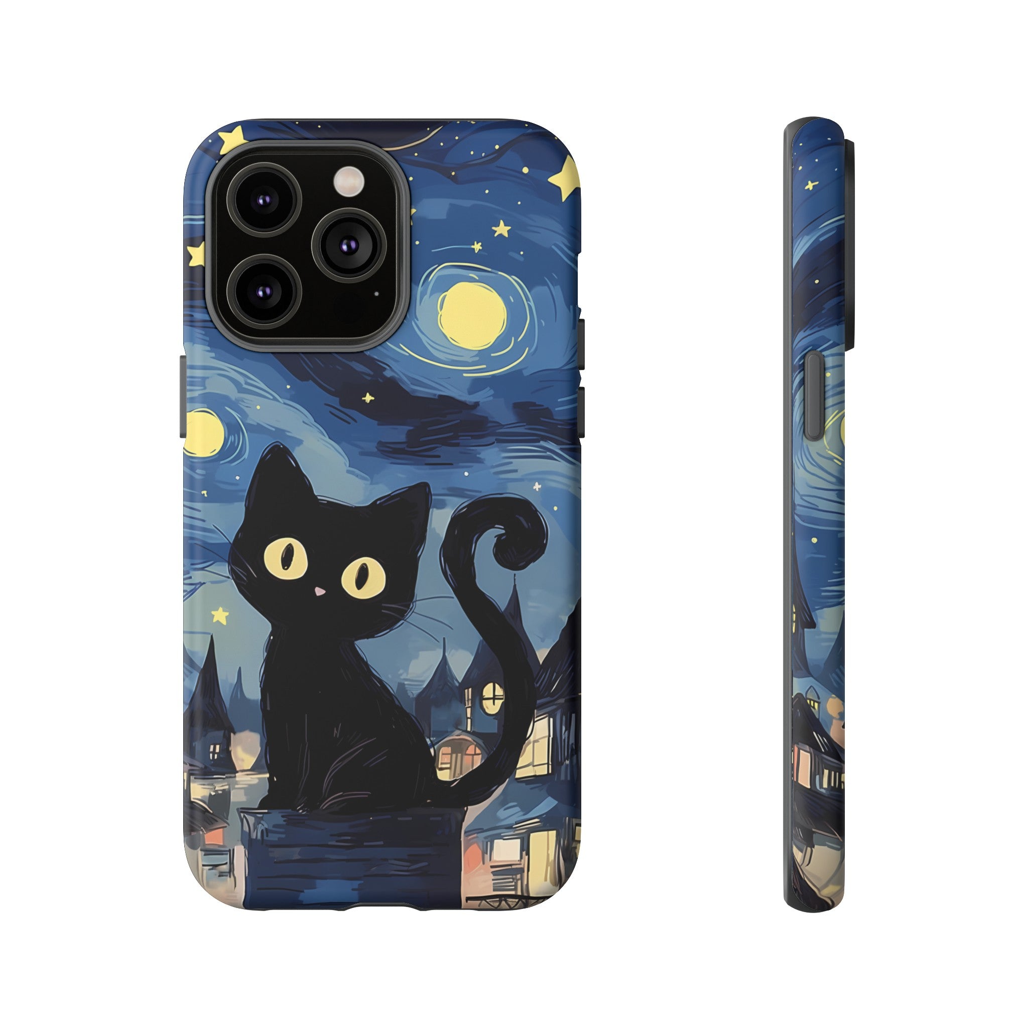 Cat Starry Night