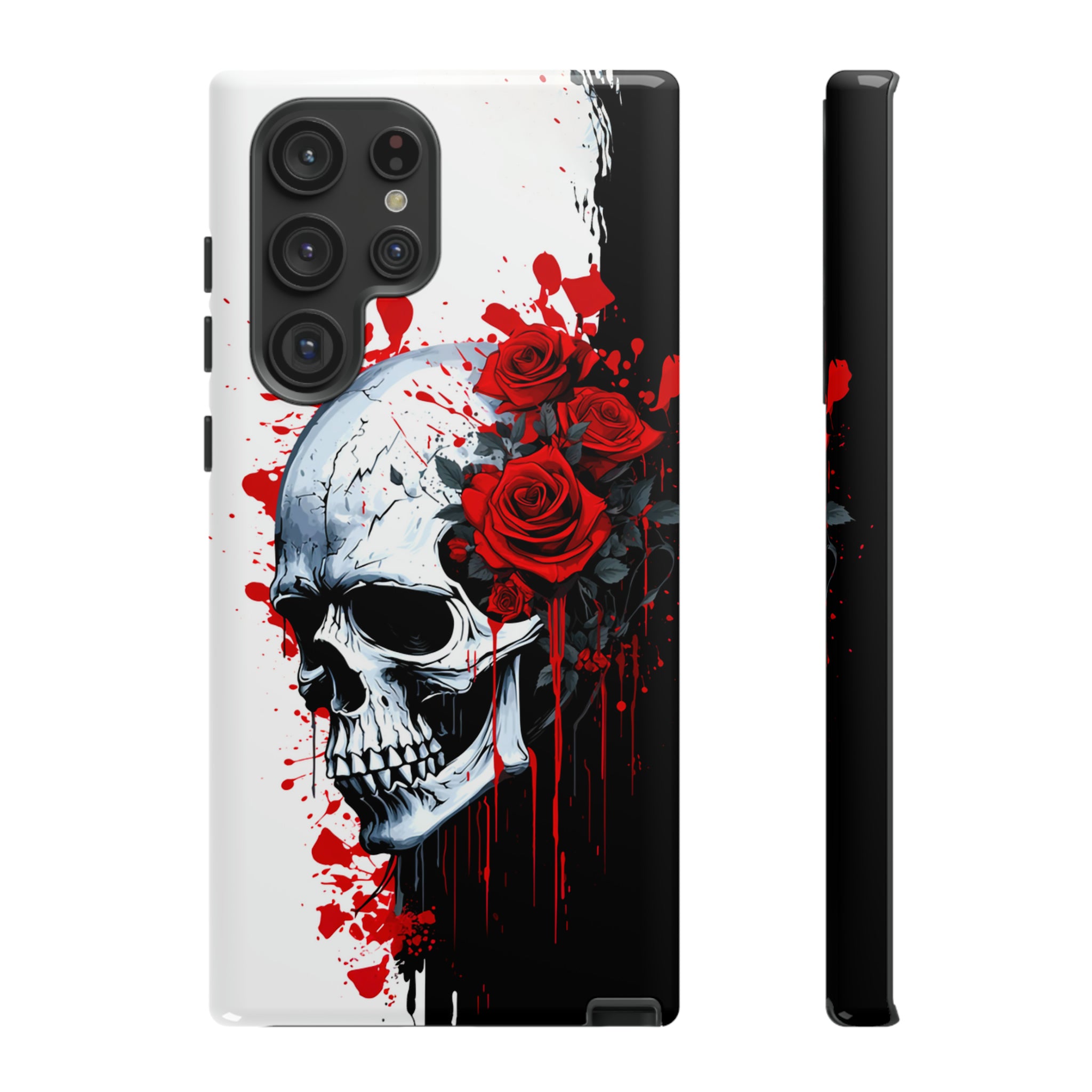 Rose Skull Phone Case