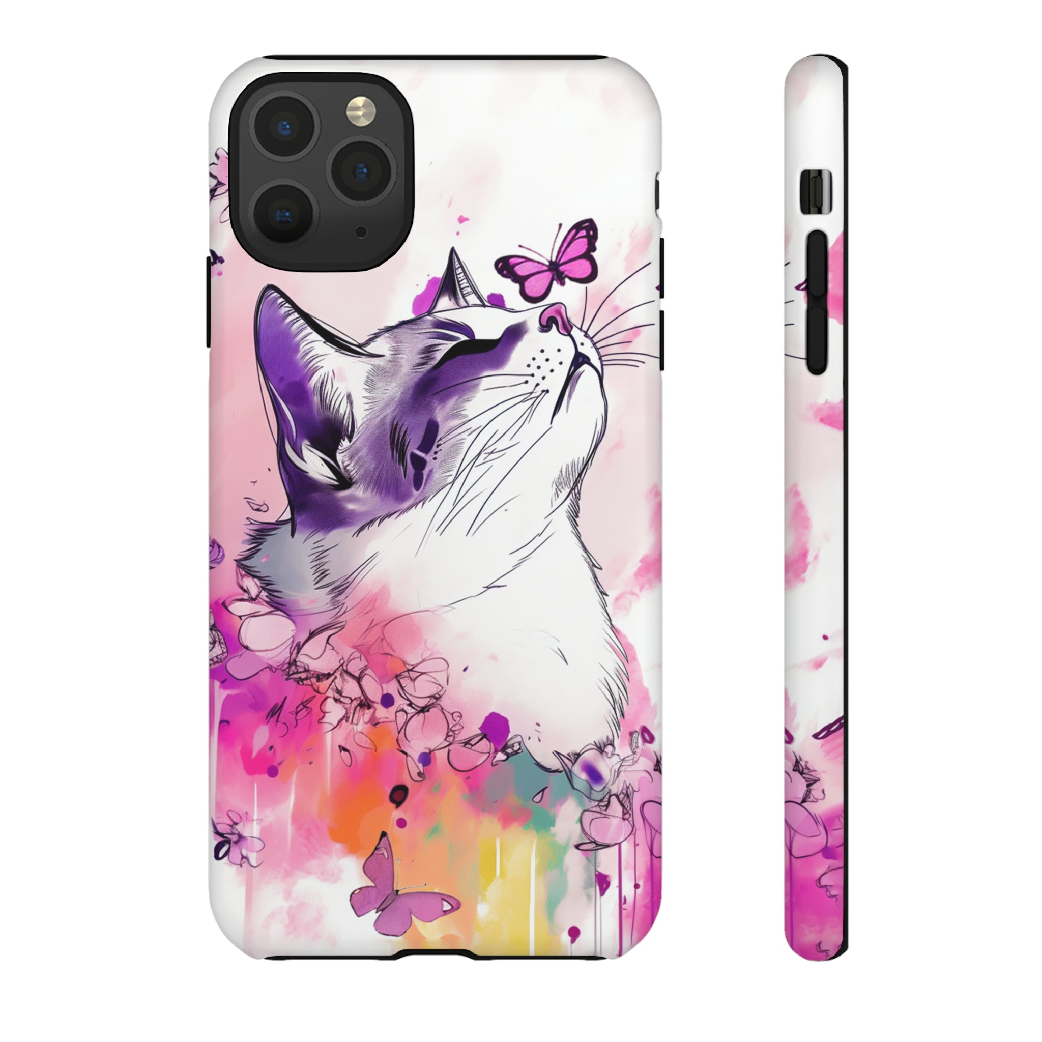 Whimsical Cat Phone Case