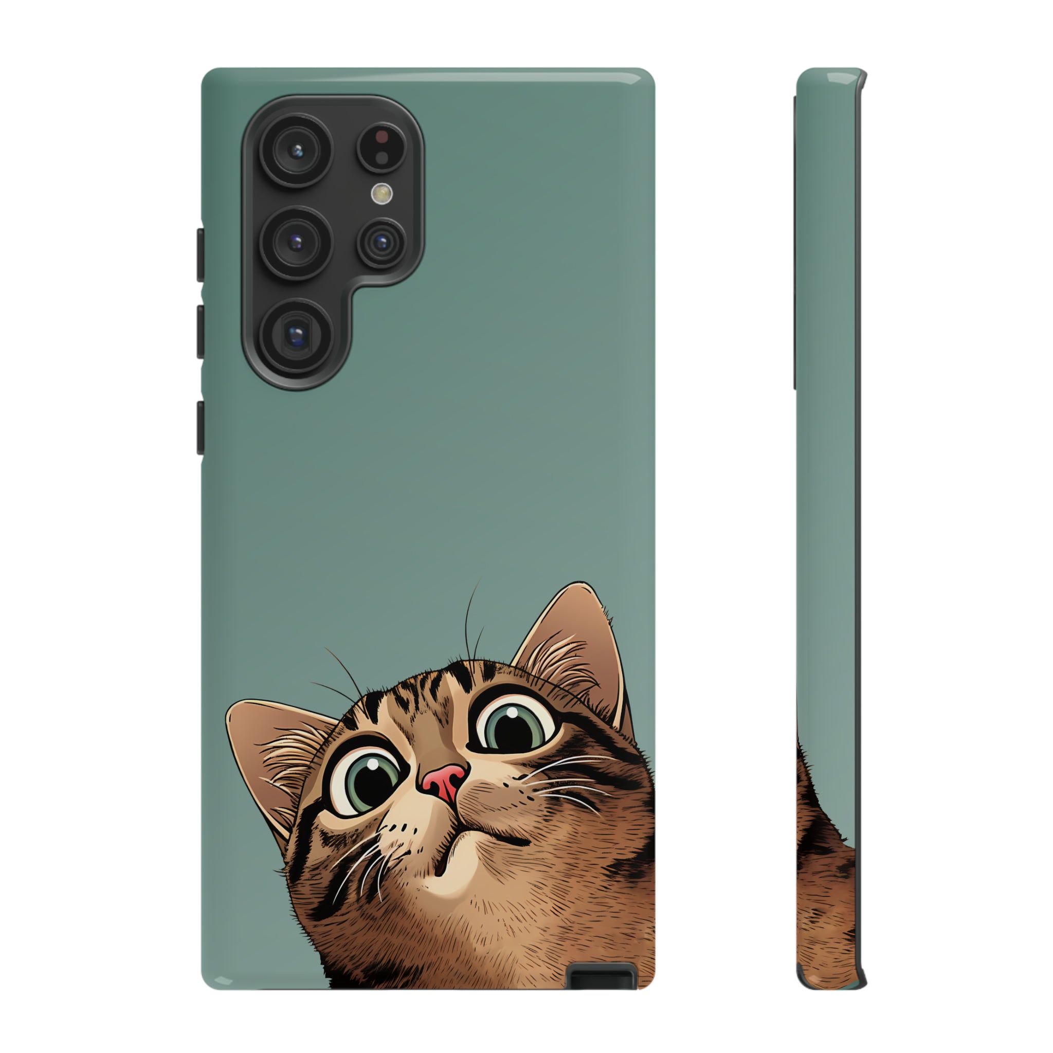 Peeking Cat Phone Case