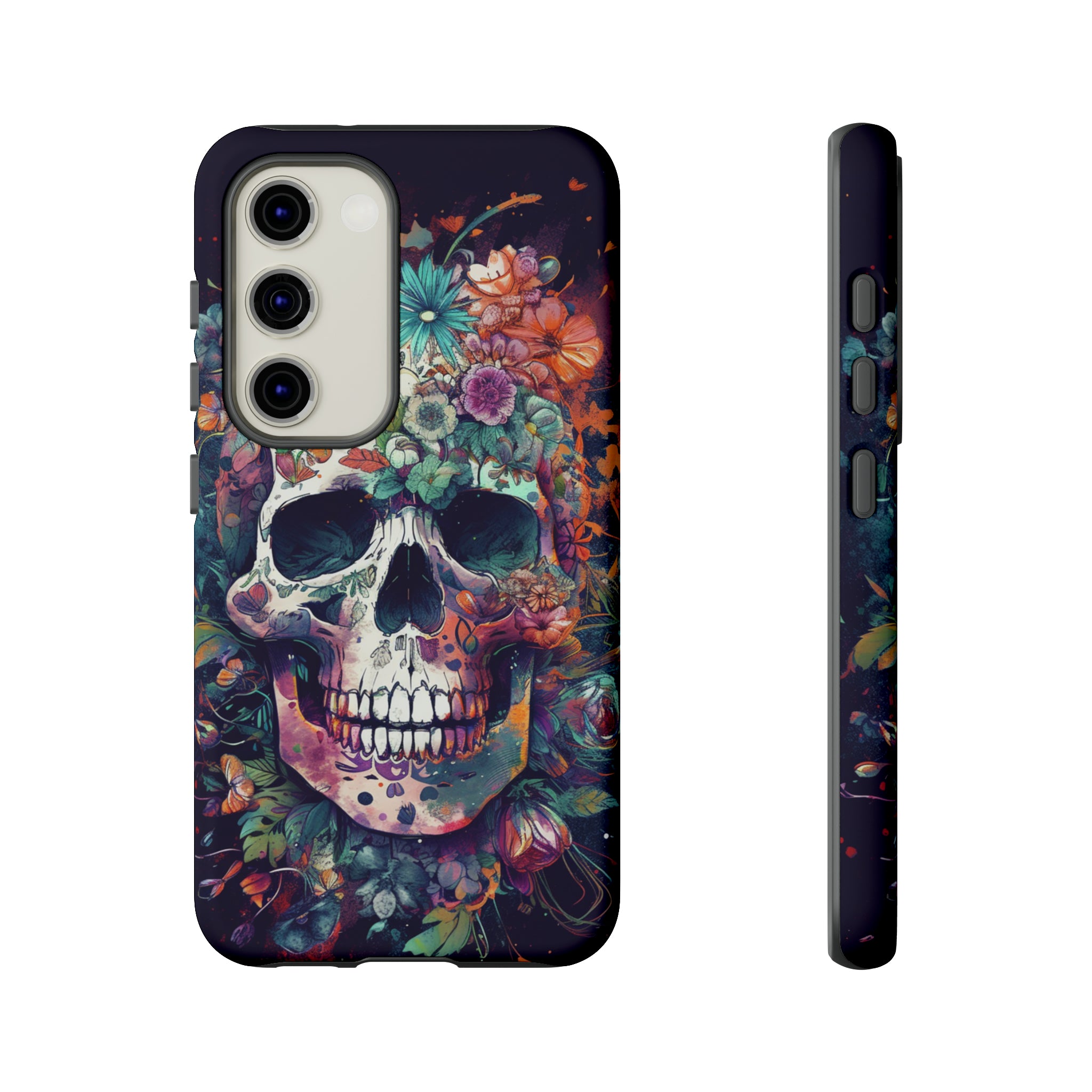 Floral Skull Phone Case