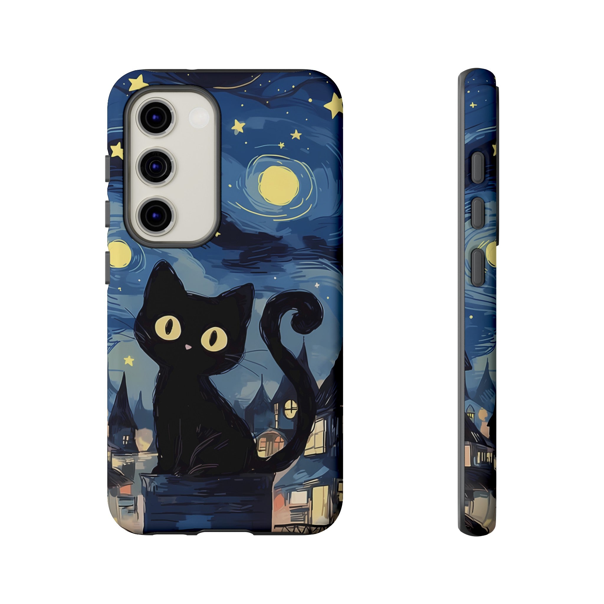 Cat Starry Night